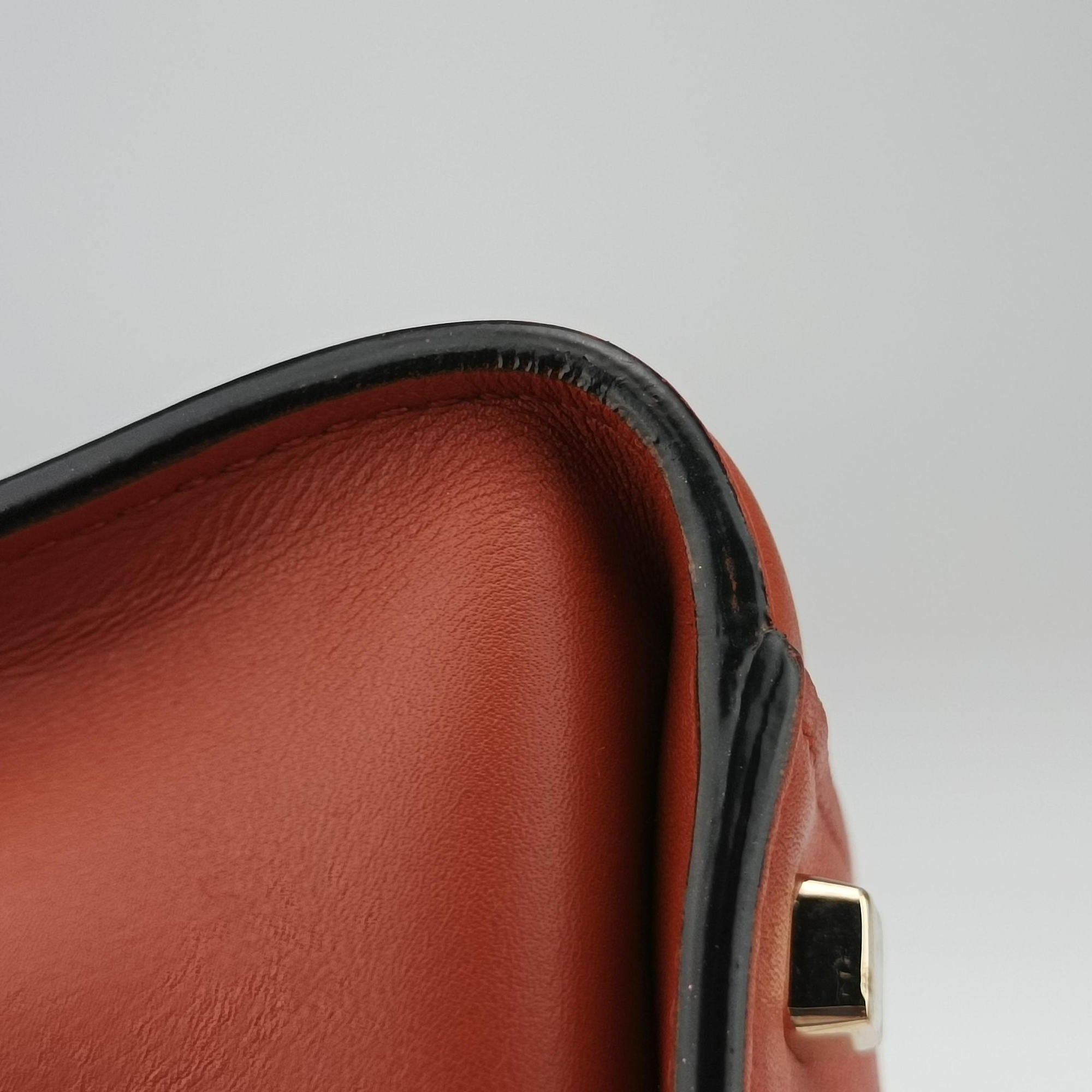 Iside orange brown Calf Leather N 423776イジィデ オレンジブラウン カーフスキン N 423776