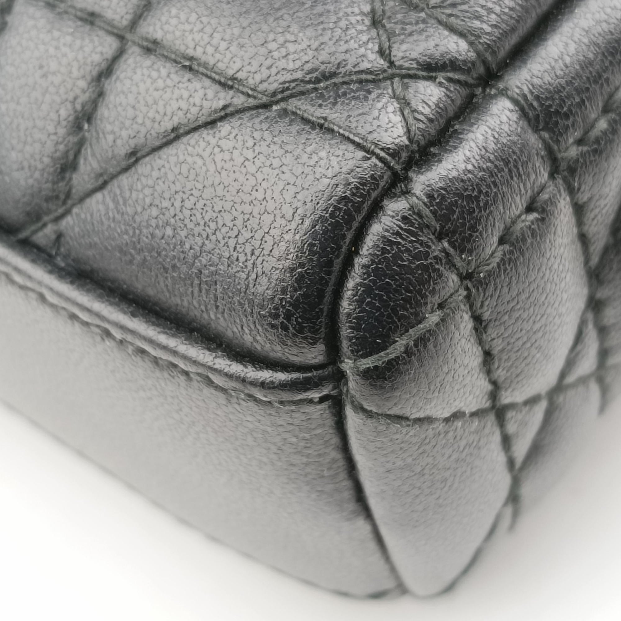 Lady Dior Cannage chain Black lambskin 28-MA-1127レディディオール カナージュ チェーン ブラック ラムスキン 28-MA-1127