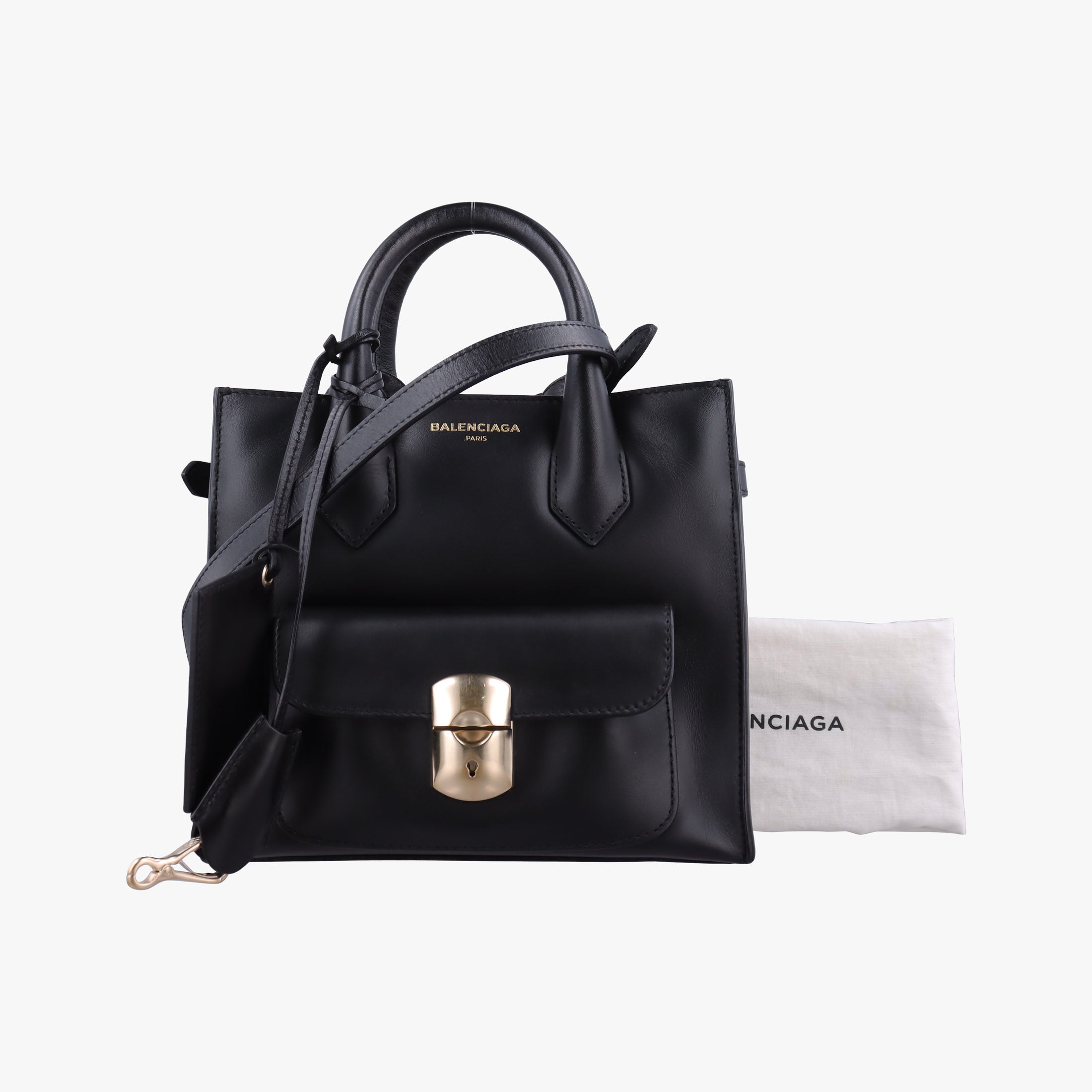 Padlock All Afternoon Black Leather 319499.1000.H.538735パドロックオール アフタヌーン ブラック レザー 319499.1000.H.538735