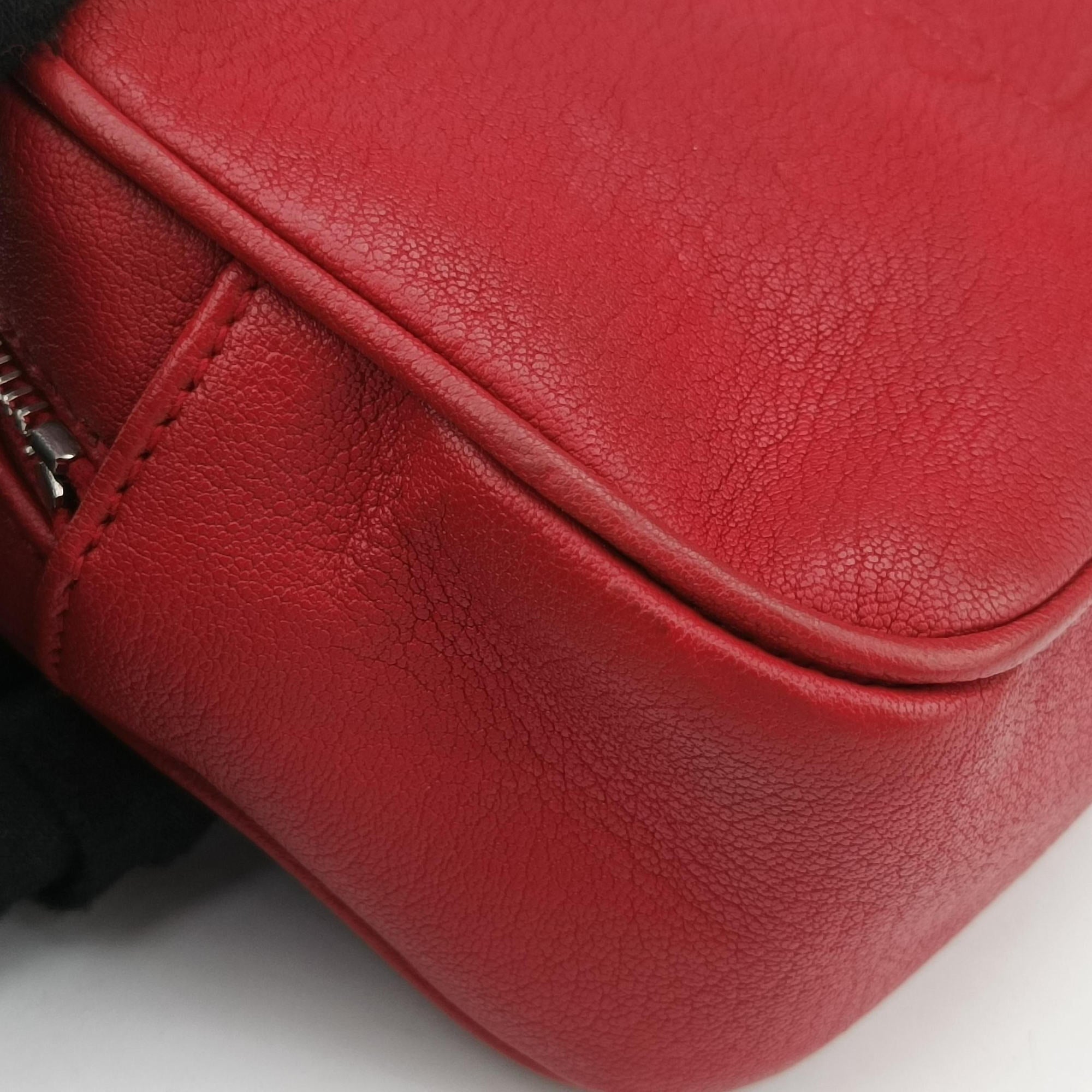 Lou camera Red Leather 527096 PTR527096.0718ルー カメラ レッド レザー 527096 PTR527096.0718