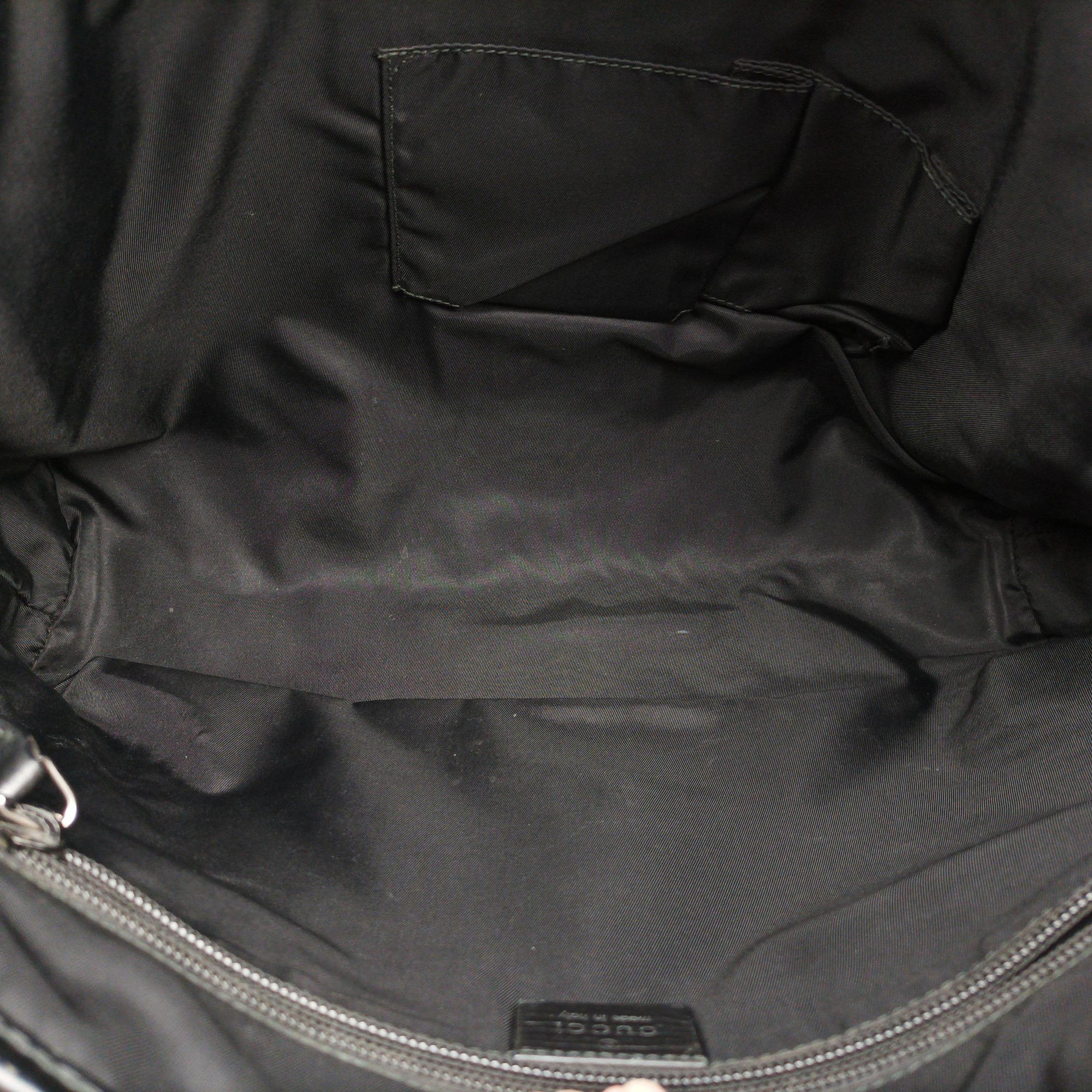 Guccissima Rubber Messenger Black Leather 246067 B010554306グッチシマ メッセンジャー ブラック レザー 246067 B010554306