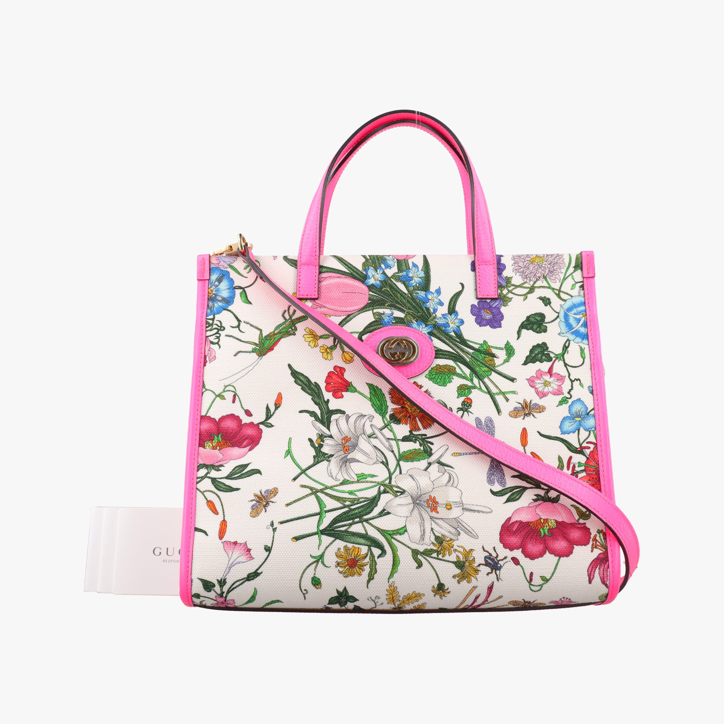 Flora Multicolour Canvas×Leather 550141 D028732046フローラプリント マルチカラー キャンバス×レザー 550141 D028732046