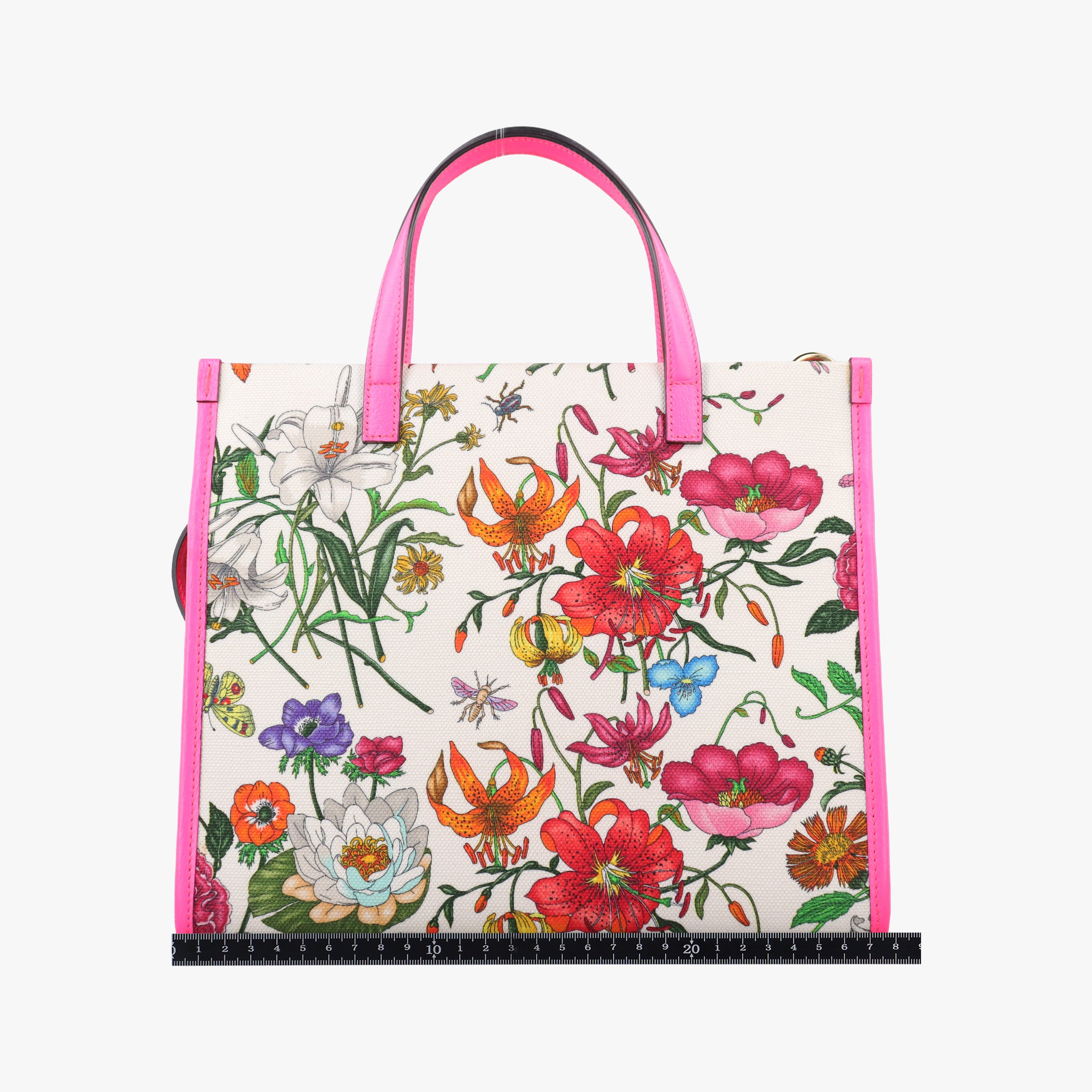 Flora Multicolour Canvas×Leather 550141 D028732046フローラプリント マルチカラー キャンバス×レザー 550141 D028732046