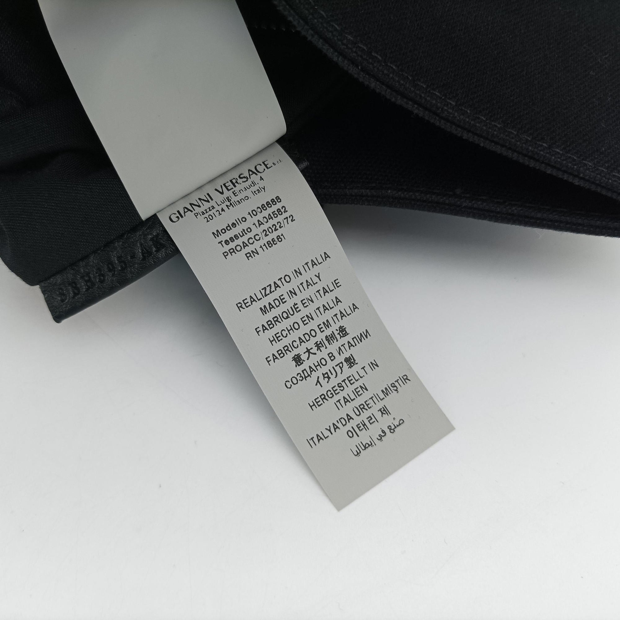 Fendace La Medusa Black canvas 8BH395 サンシャイン ブラック キャンバス 8BH395