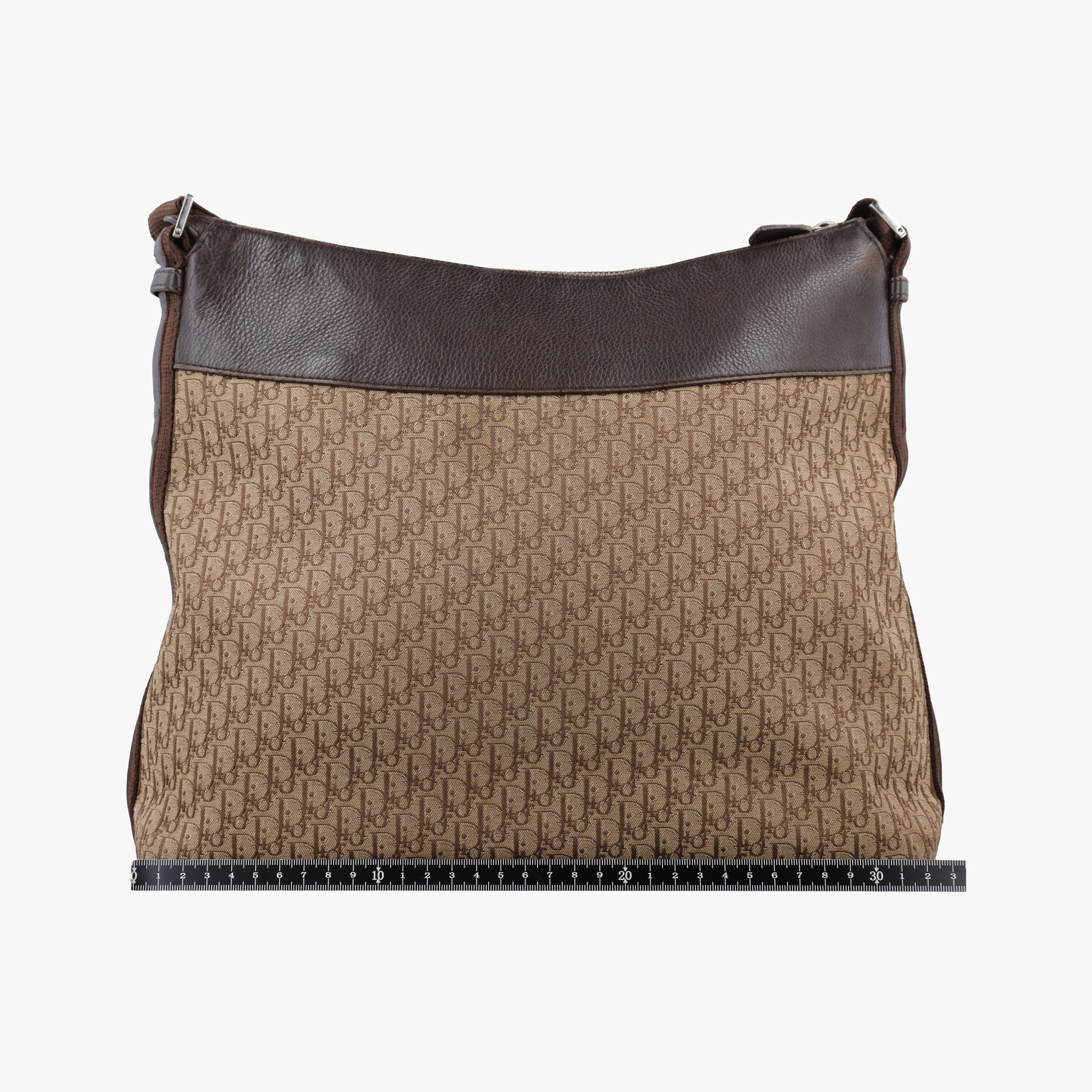 Street Chic Messenger Brown ×Beige Jacquard Canvas×Leather 06-RU-0027ストリートシック メッセンジャー ブラウン × ベージュ ジャガード キャンバス × カーフレザー 06-RU-0027