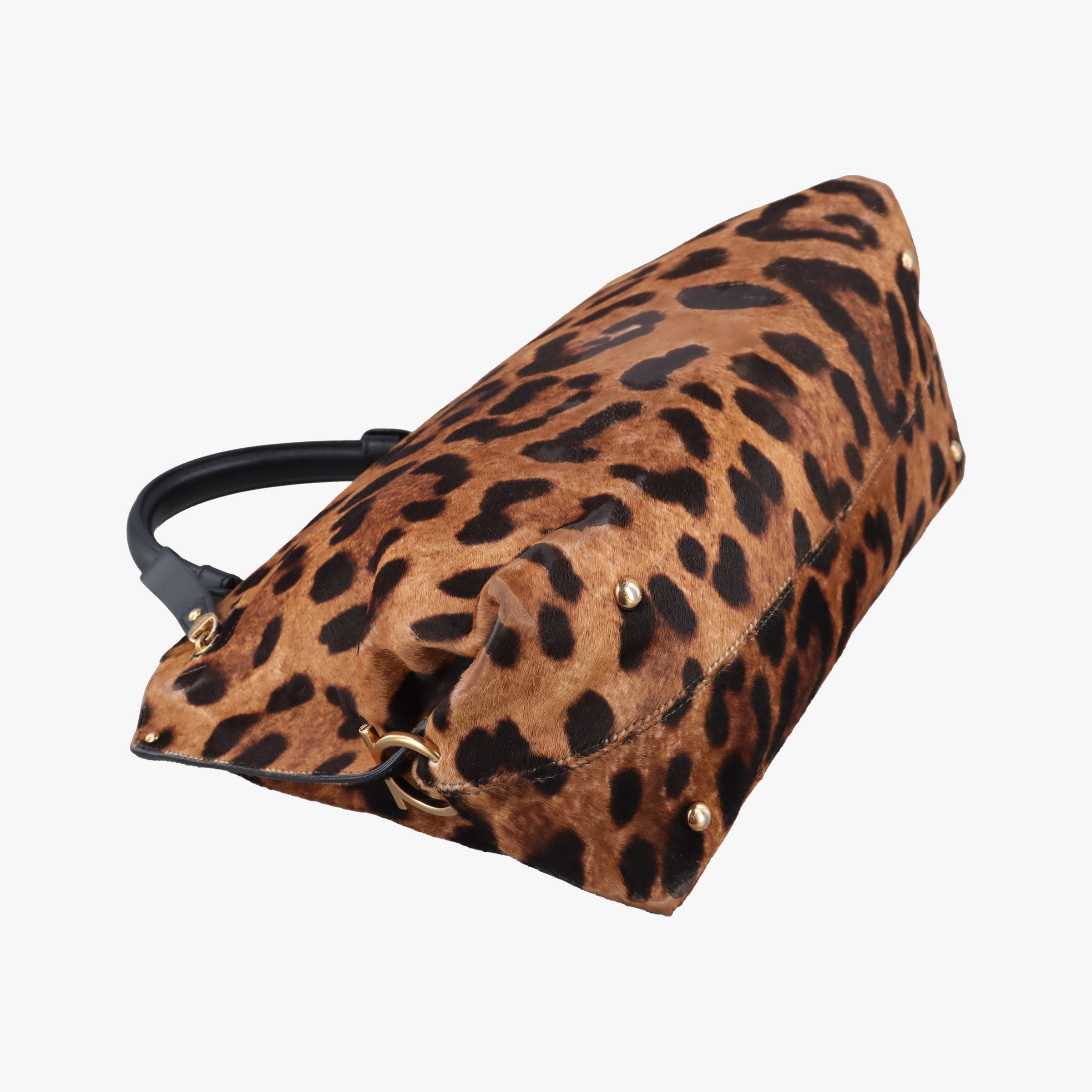 Sofia Gancini Leopard Print × Black ponyhair×leather FZ-21 A871ソフィア ガンチーニ レオパード × ブラック ハラコ×レザー FZ-21 A871