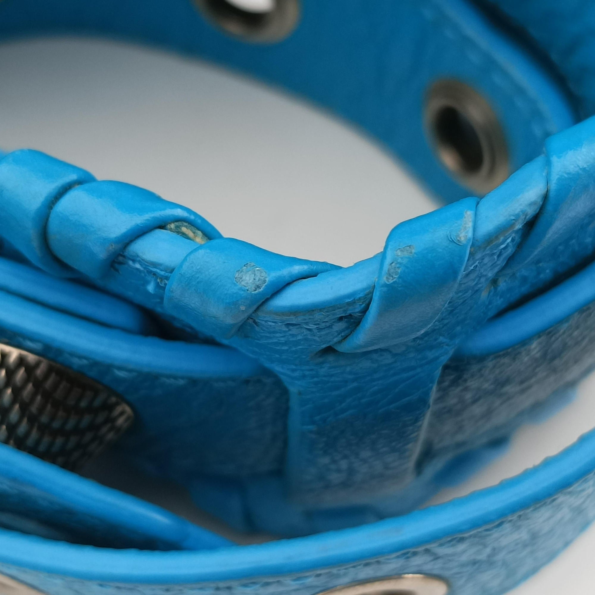 Le Cagole Blue Leather 671309.4624.R.535269ルカゴール ブルー レザー 671309.4624.R.535269