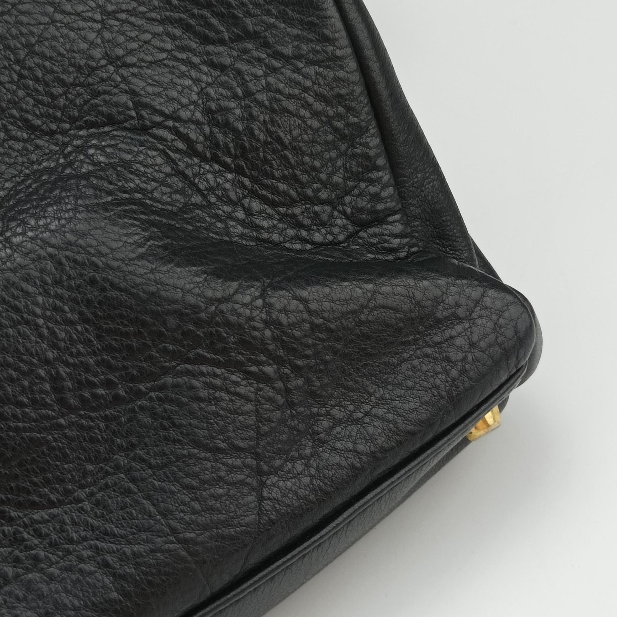 Vintage Medusa Medallion Black Leather ィンテージ メデューサ メダリオン ブラック レザー