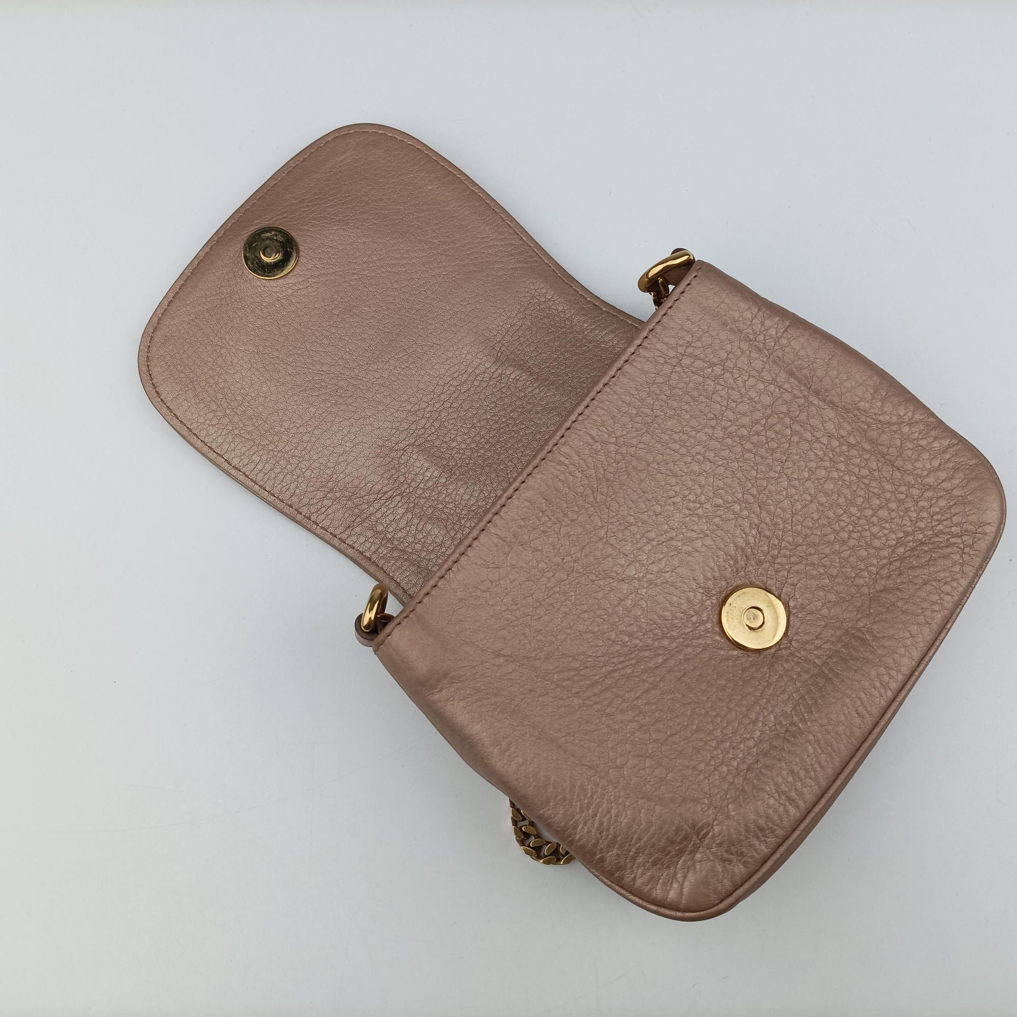 1973 Double G Golden-pink Leather 251821 H94114721973 ダブルG ゴールドピンク レザー 251821 H9411472