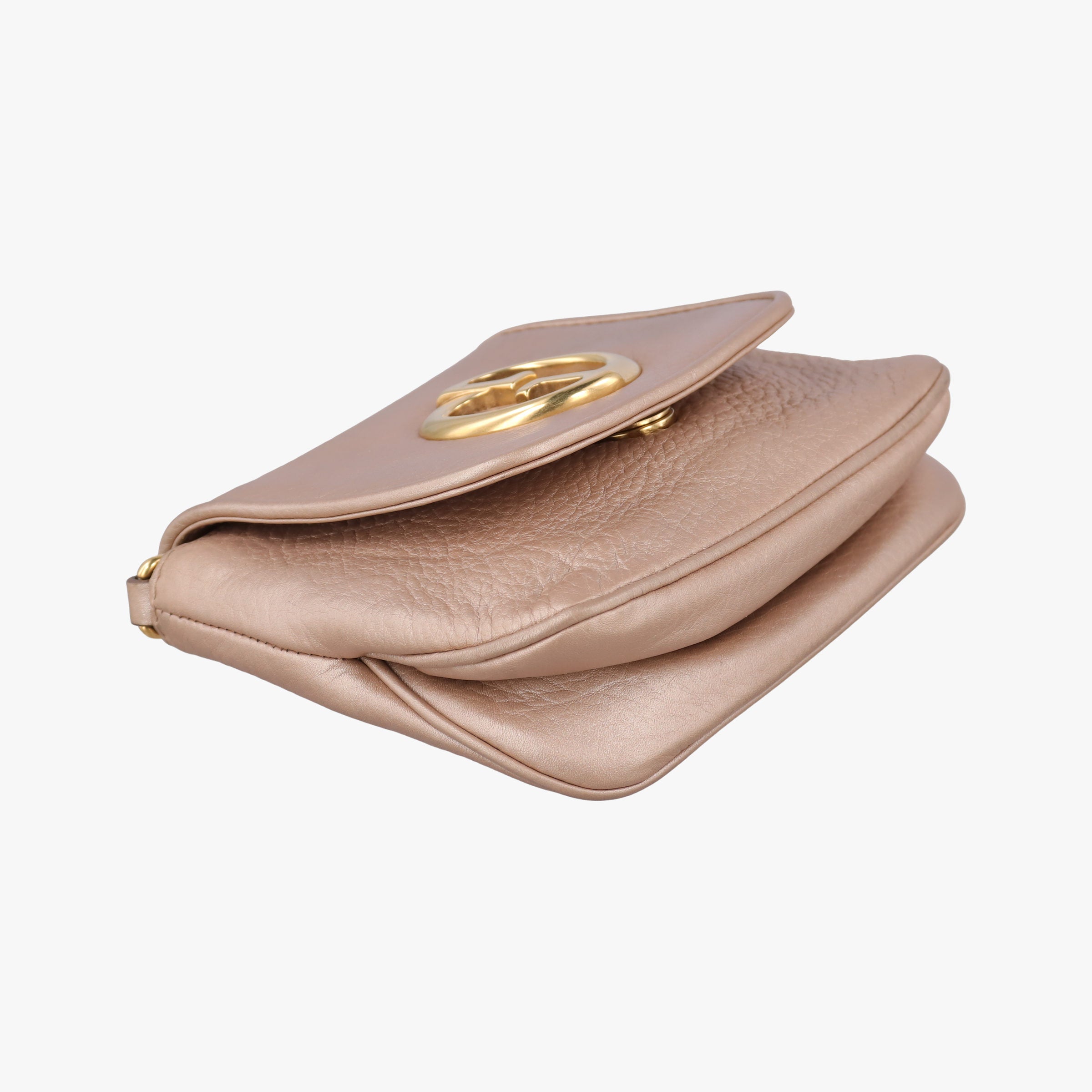 1973 Double G Golden-pink Leather 251821 H94114721973 ダブルG ゴールドピンク レザー 251821 H9411472