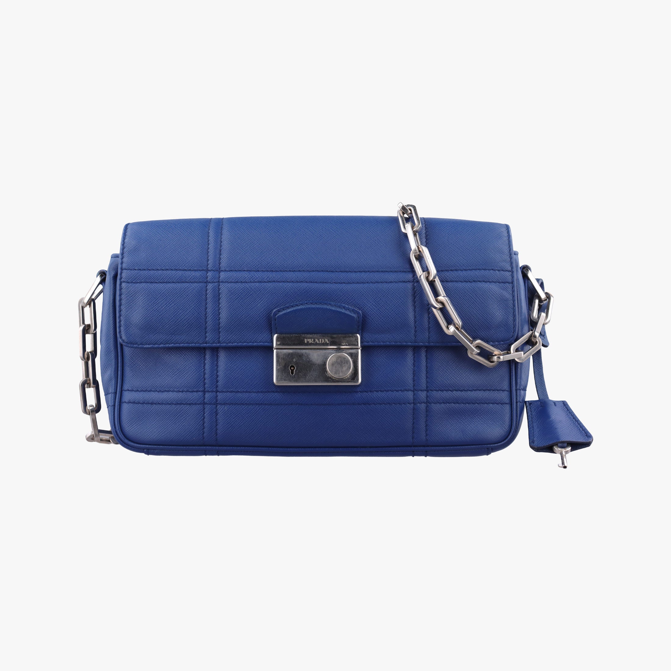 Sound Lock Blue SAFFIANO Leather 117サウンドロック ブルー サフィアーノレザー 117
