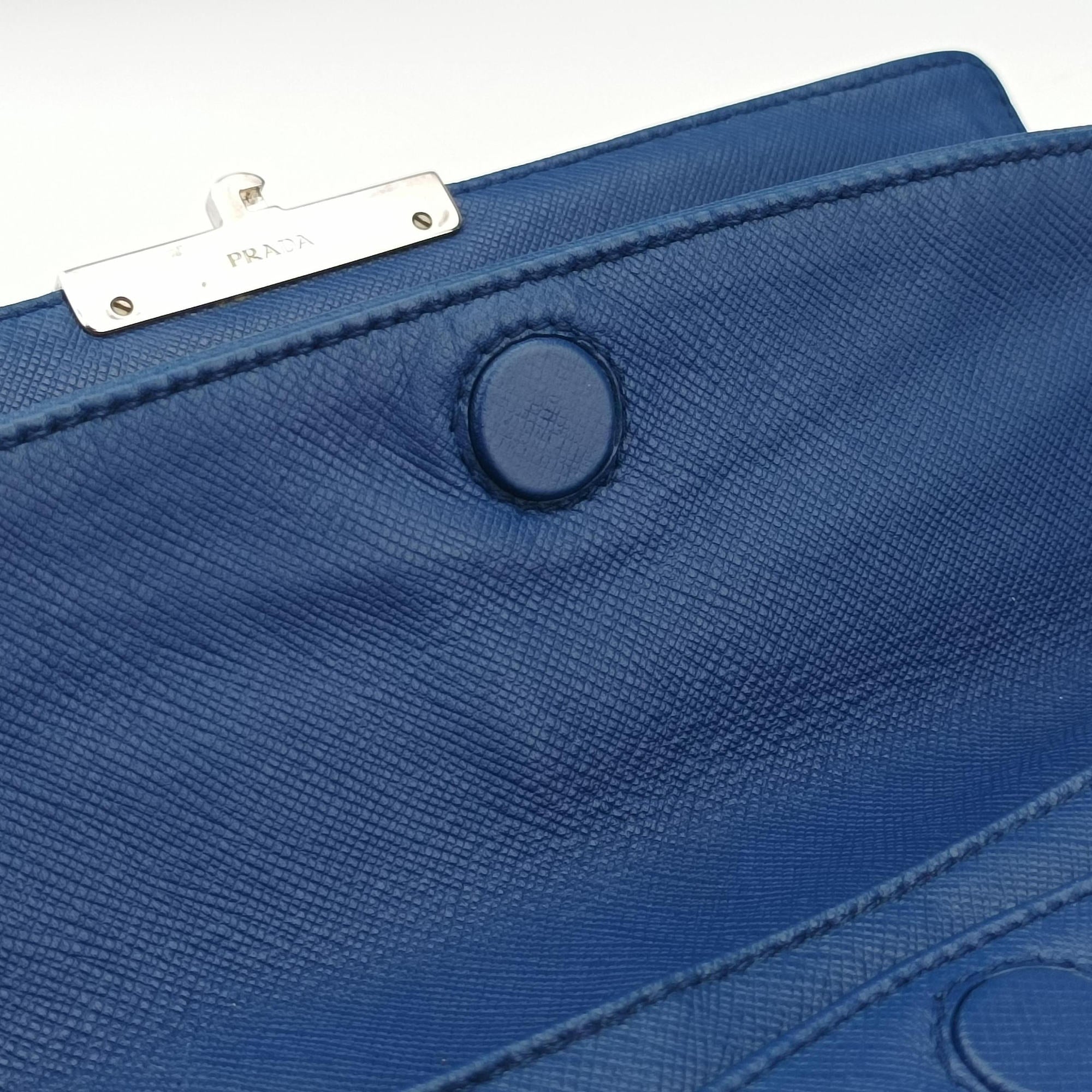 Sound Lock Blue SAFFIANO Leather 117サウンドロック ブルー サフィアーノレザー 117