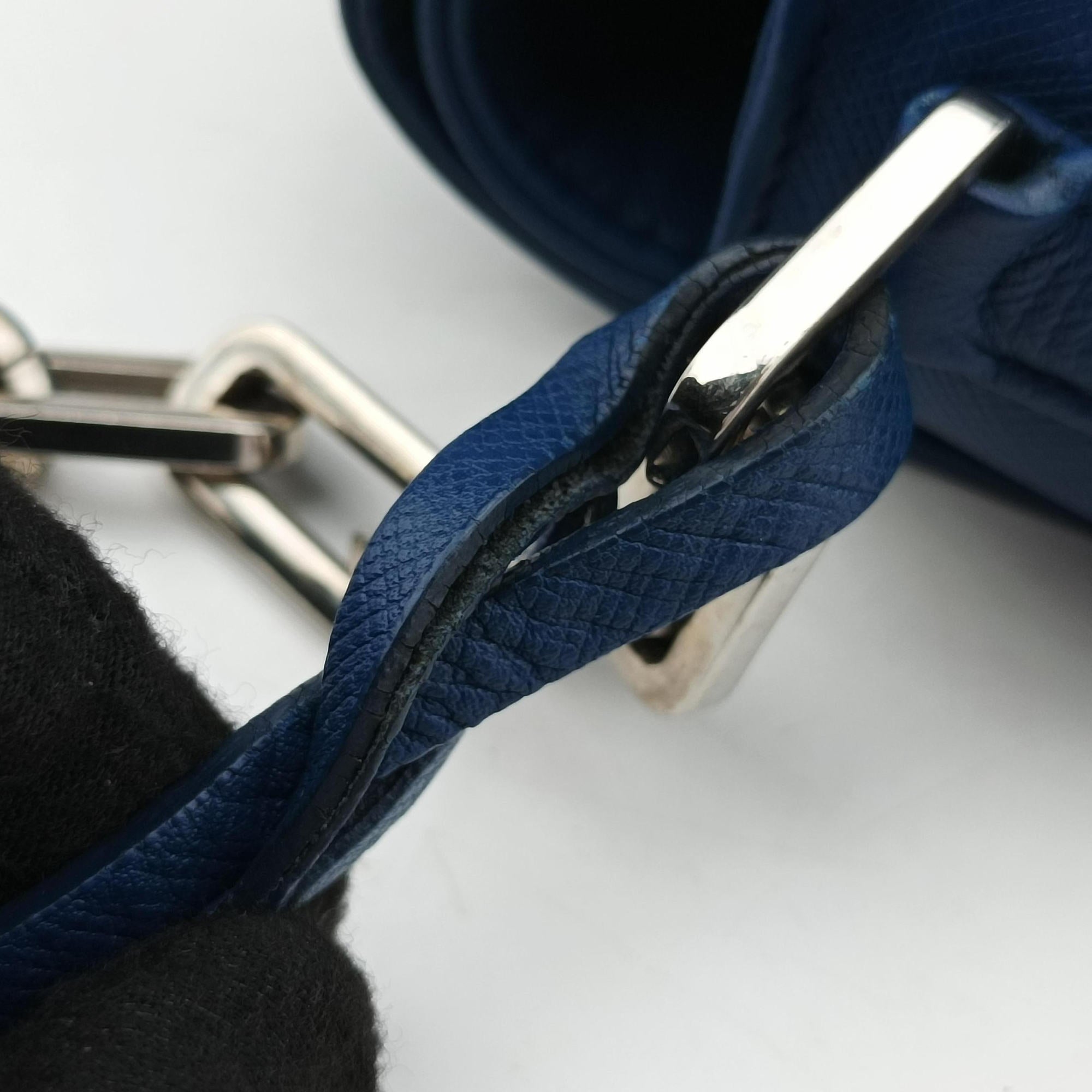 Sound Lock Blue SAFFIANO Leather 117サウンドロック ブルー サフィアーノレザー 117