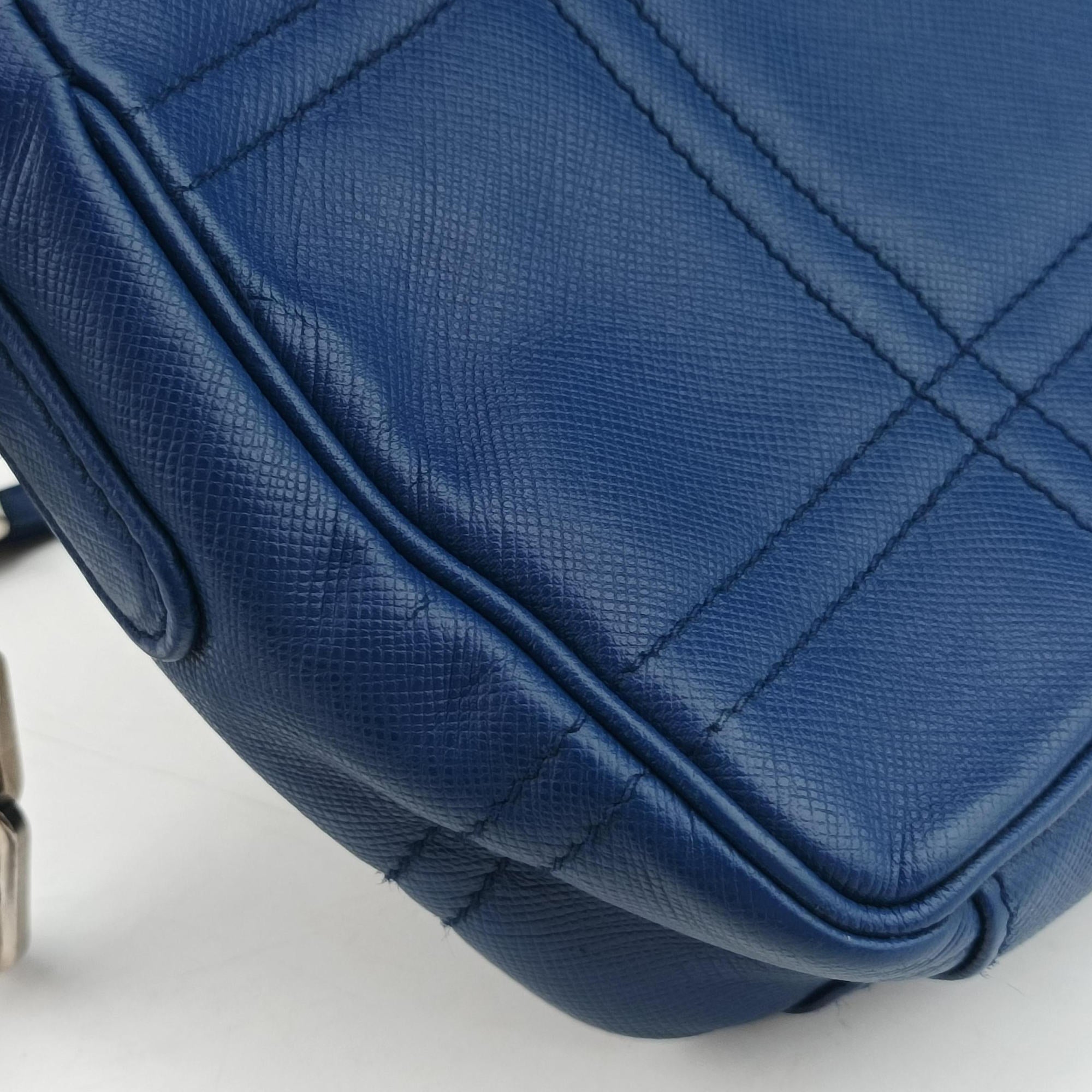 Sound Lock Blue SAFFIANO Leather 117サウンドロック ブルー サフィアーノレザー 117