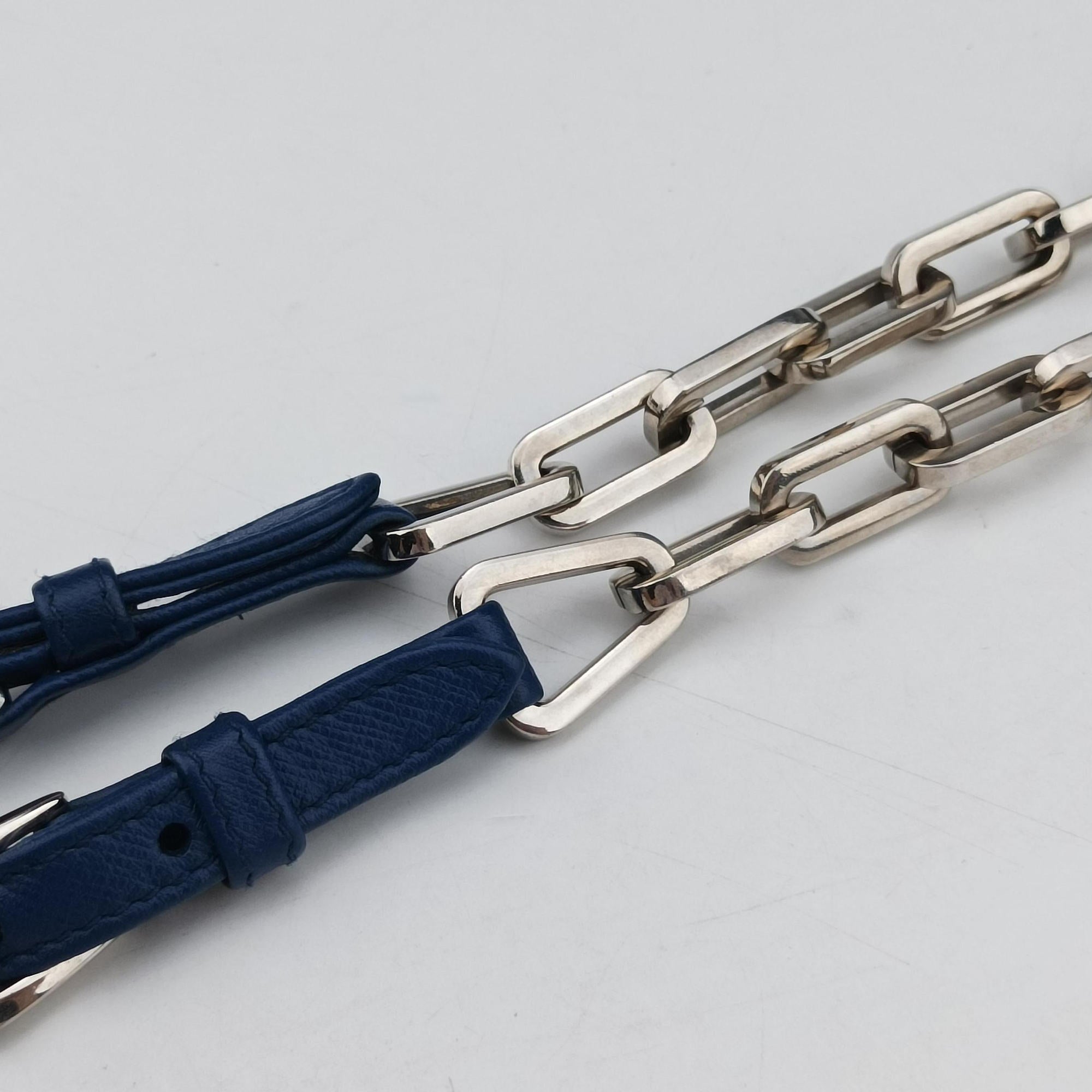 Sound Lock Blue SAFFIANO Leather 117サウンドロック ブルー サフィアーノレザー 117