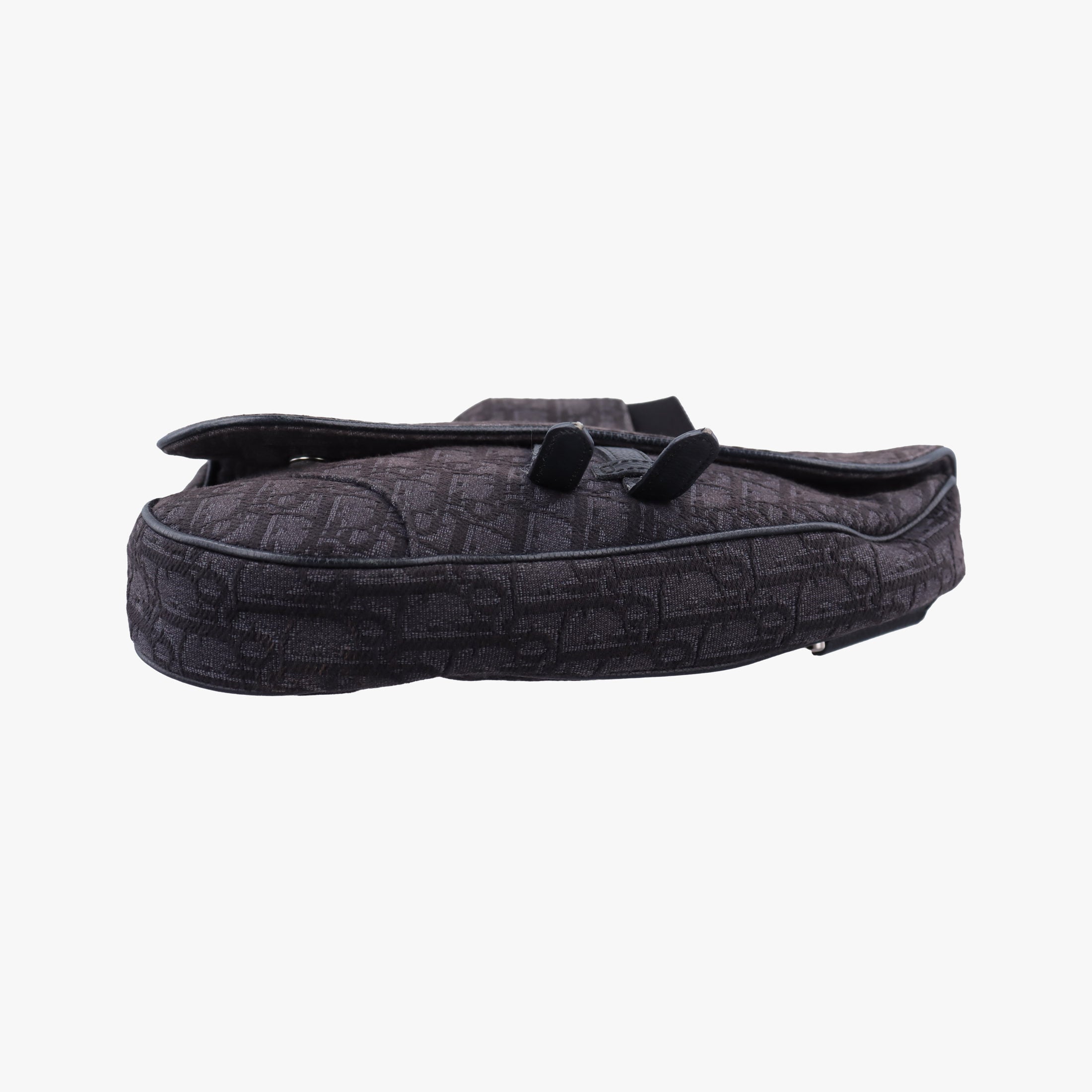 Saddle Black Jacquard 02-BO-1109サドルバッグ ブラック ジャガード×レザー 02-BO-1109