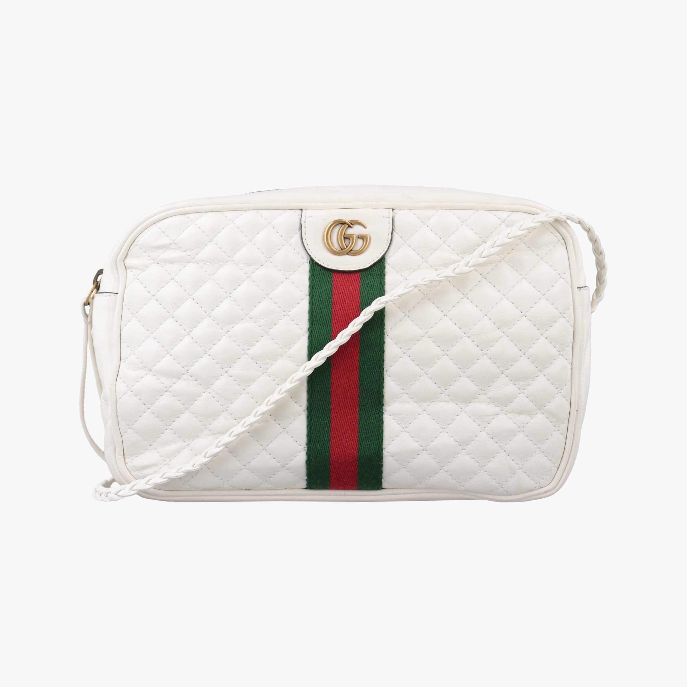 GG Marmont Pochette White Leather 541051 D026284558GGマーモント ポシェット ホワイト レザー 541051 D026284558