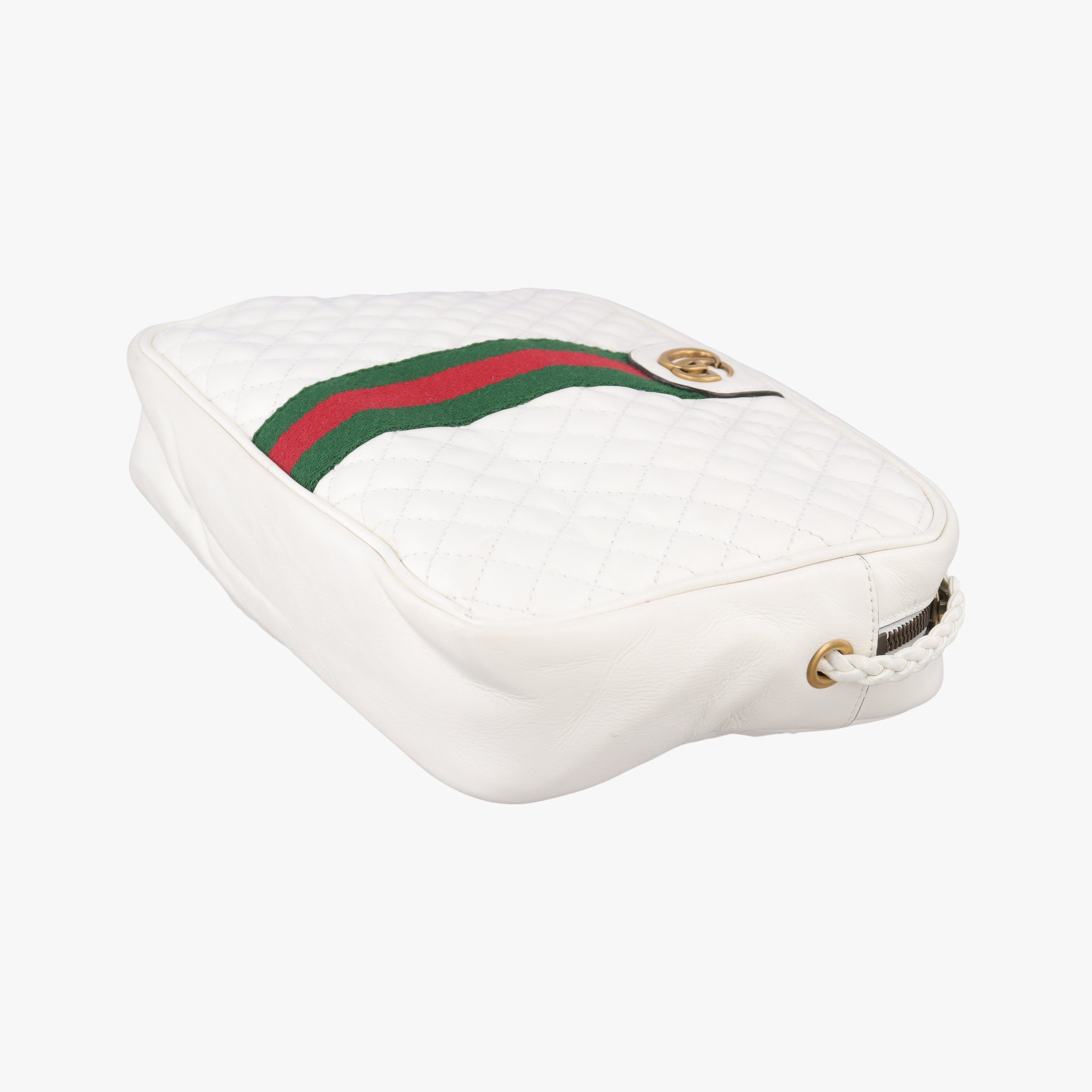 GG Marmont Pochette White Leather 541051 D026284558GGマーモント ポシェット ホワイト レザー 541051 D026284558