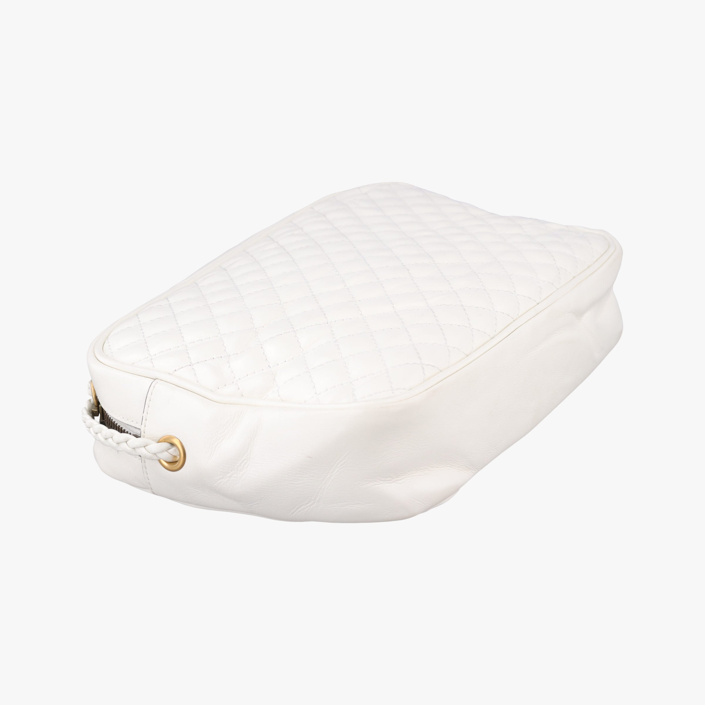 GG Marmont Pochette White Leather 541051 D026284558GGマーモント ポシェット ホワイト レザー 541051 D026284558