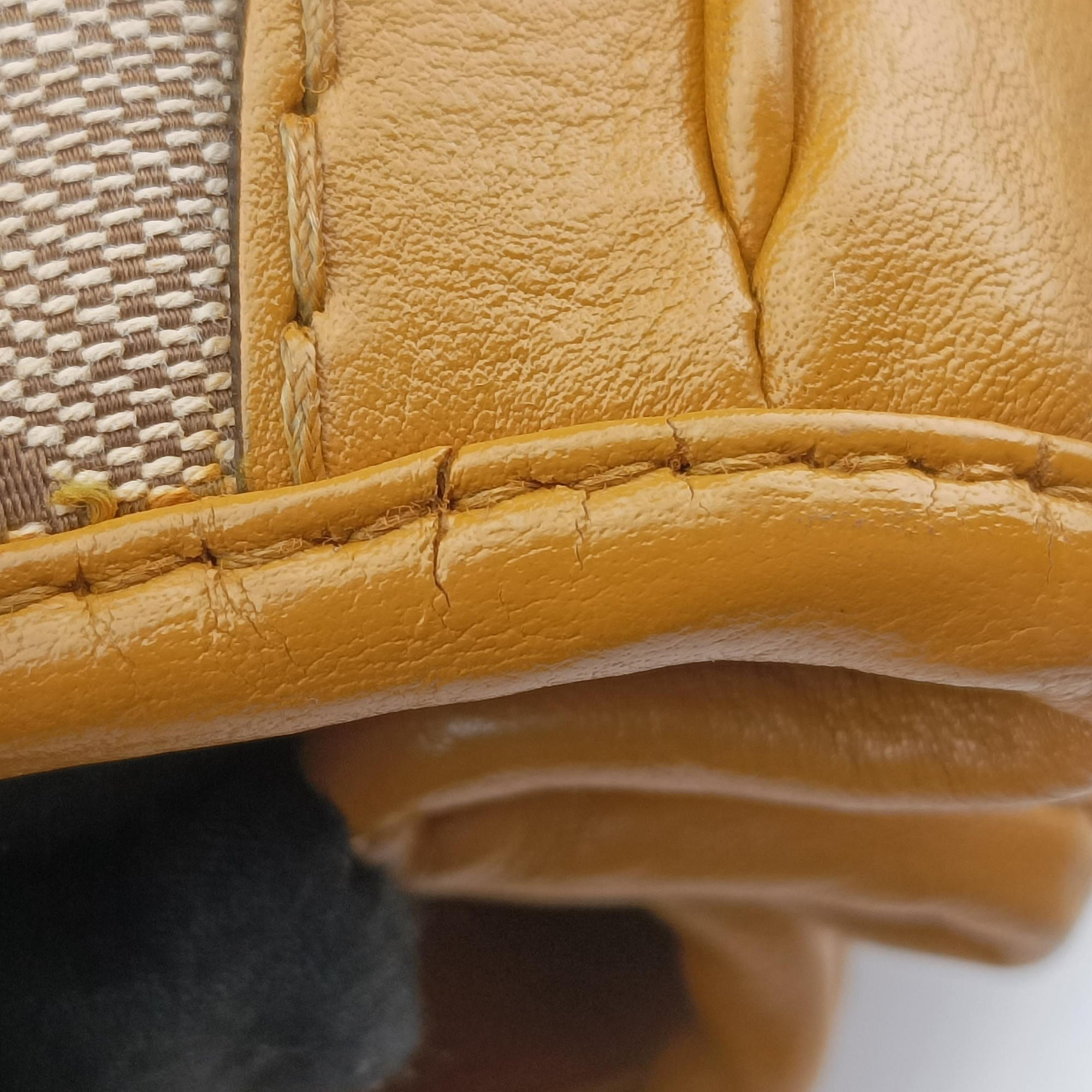 GG Running Beige×Yellow canvas×leather 247183 I9524884GGランニング ベージュ x イエロー キャンバス×レザー 247183 I9524884