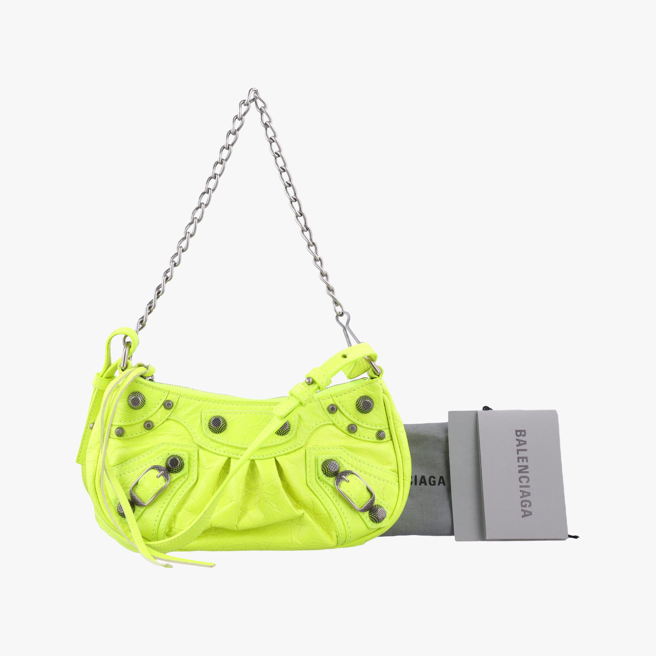 Le Cagole Yellow lambskin 695814.7206.R.493075ルカゴール イエロー ラムスキン 695814.7206.R.493075
