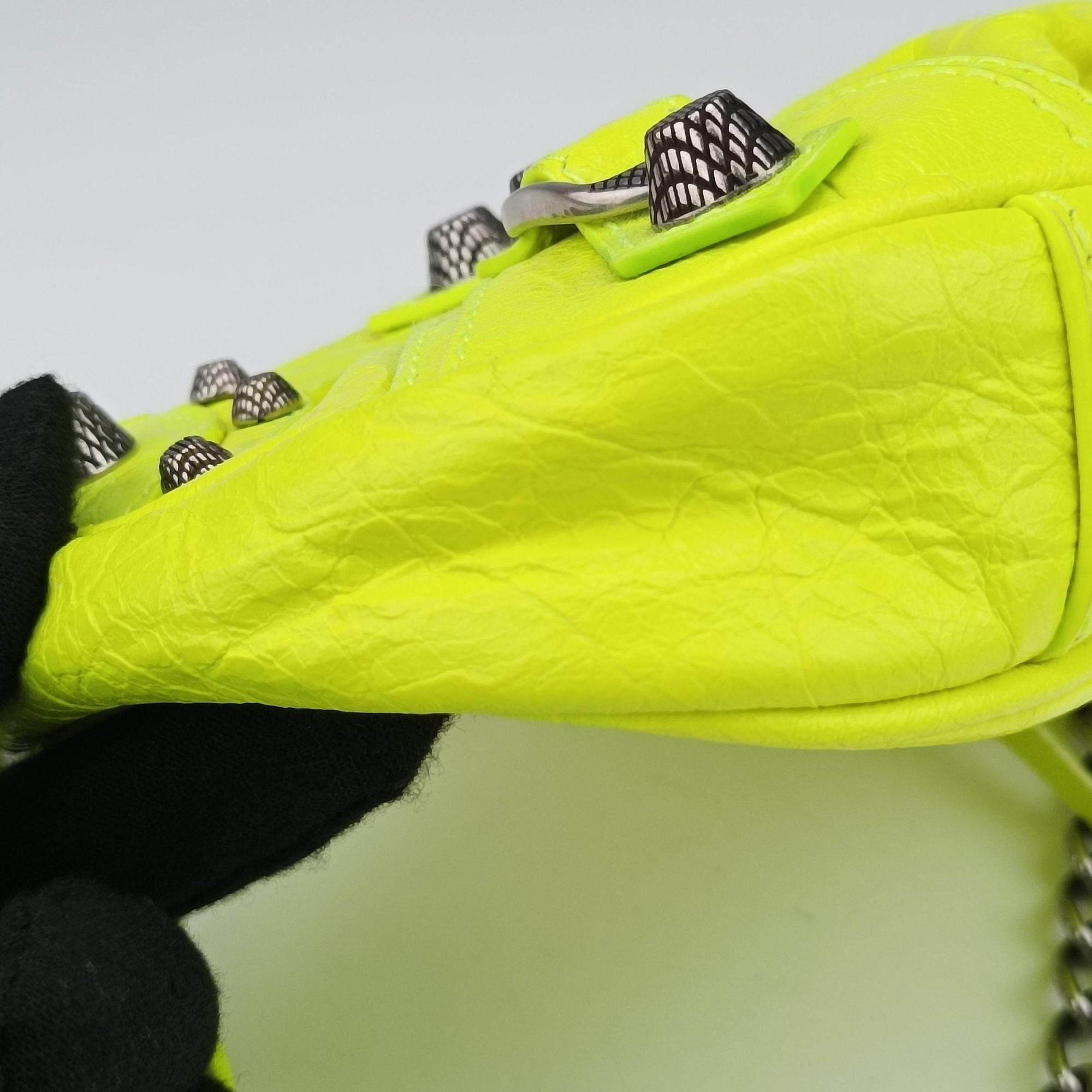 Le Cagole Yellow lambskin 695814.7206.R.493075ルカゴール イエロー ラムスキン 695814.7206.R.493075