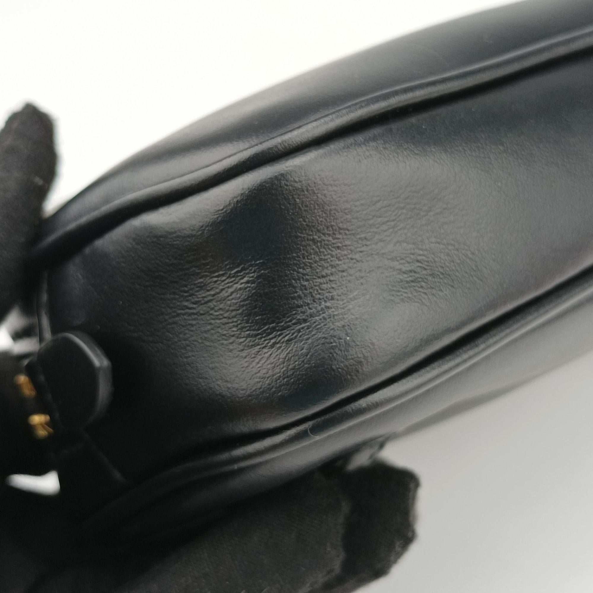 Logo belt Black leather DNP104ロゴベルト ブラック レザー DNP104