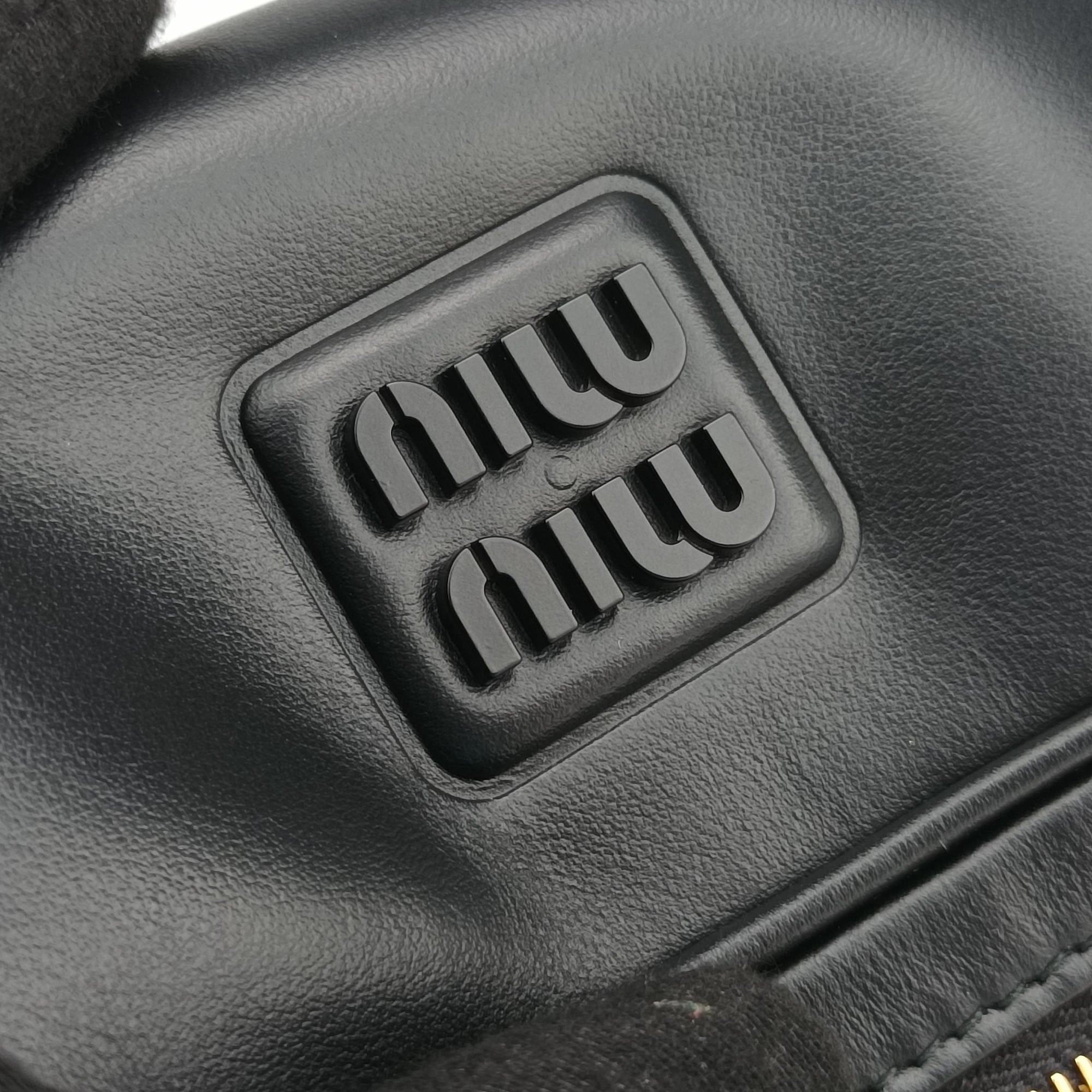 Logo belt Black leather DNP104ロゴベルト ブラック レザー DNP104