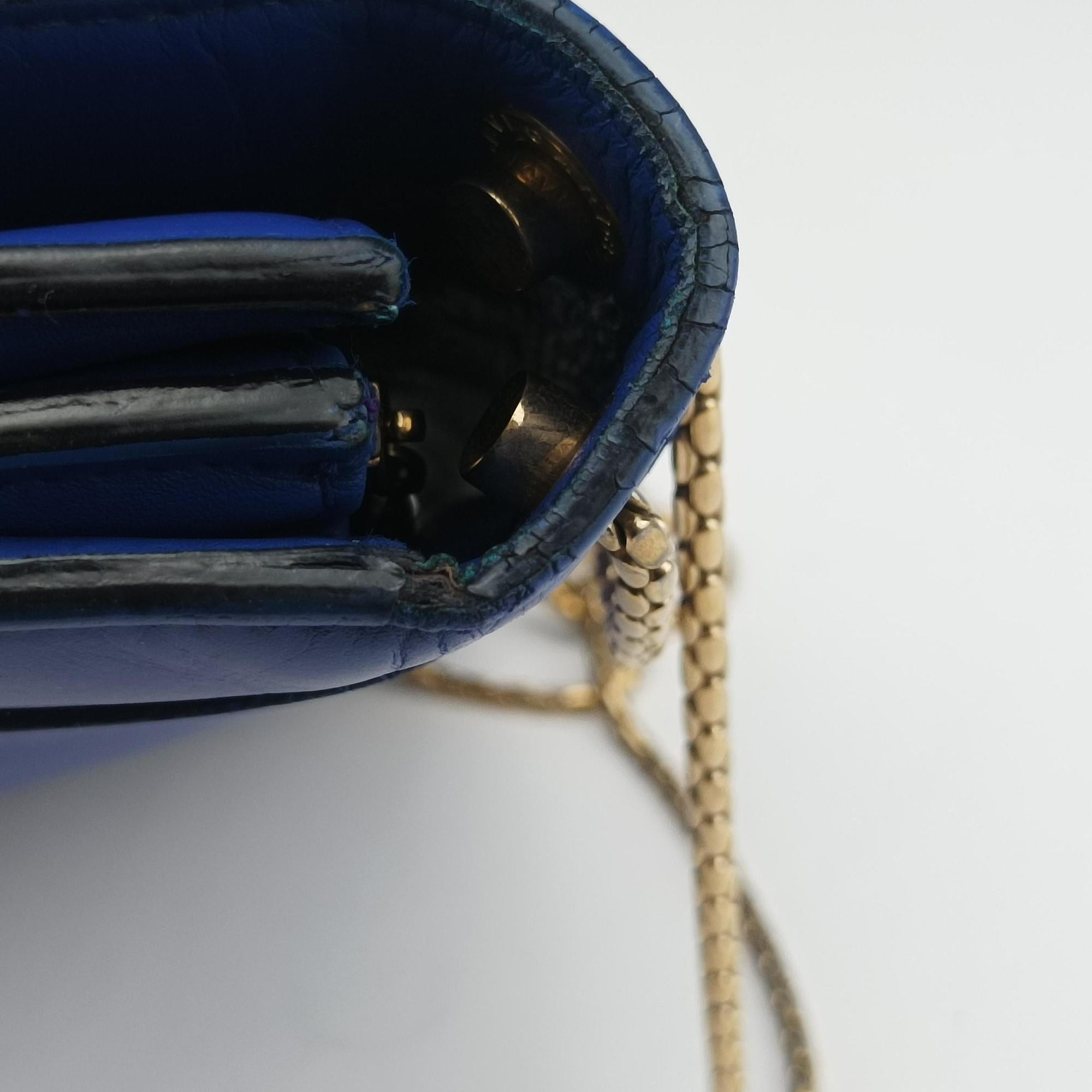 SERPENTI FOREVER Blue leather RP.E14.37425セルペンティ フォーエバー ブルー レザー RP.E14.37425