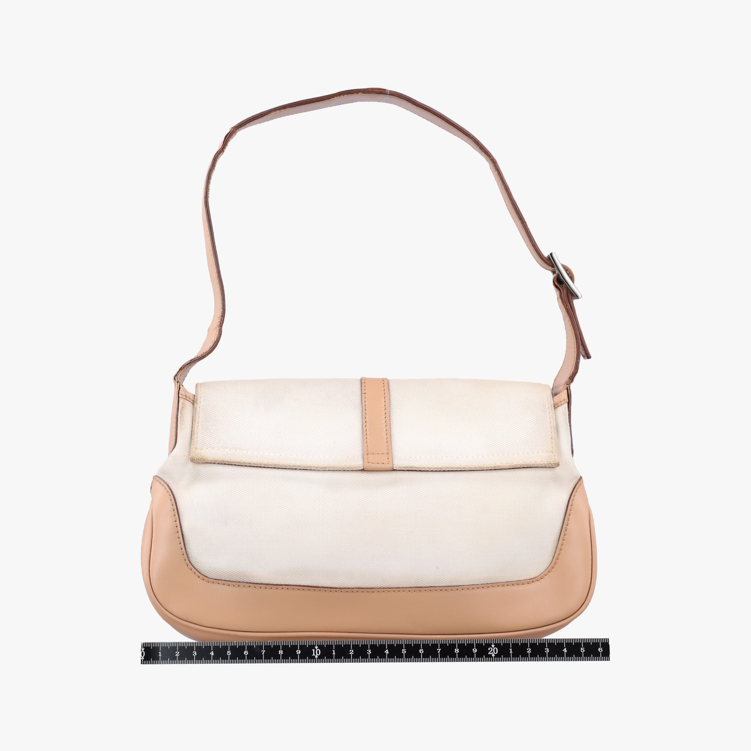 Jackie White× Brown Canvas × Leather 001 38 ジャッキー ホワイト× ブラウン キャンバス×レザー 001 38