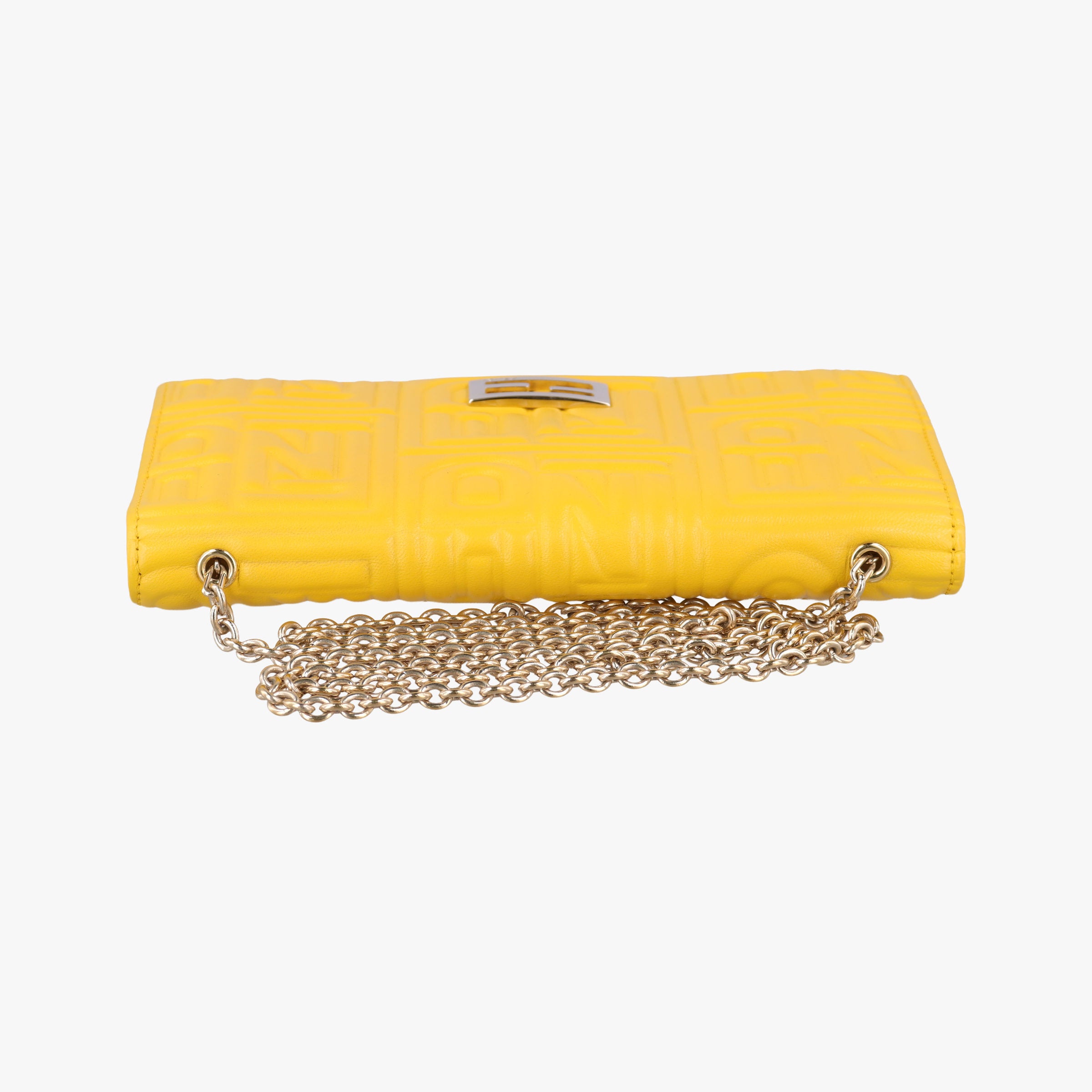 Embossed Logo Yellow Leather 8M0219YM 2266.8M0219YMY.098エンボス ロゴ イエロー レザー 8M0219YM 2266.8M0219YMY.098