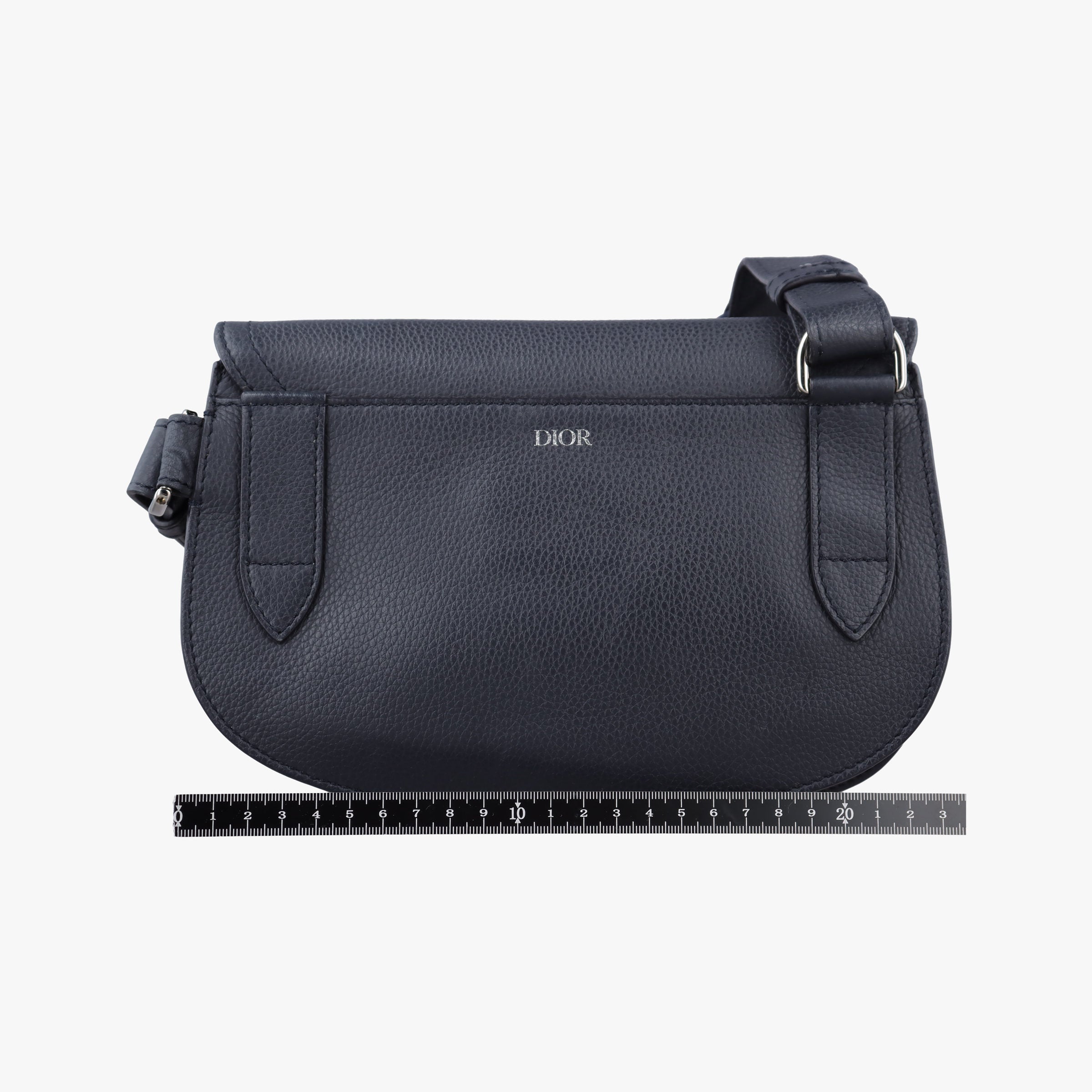 Saddle Navy leather 23-BO-0139サドルバッグ ブルーブラック レザー 23-BO-0139