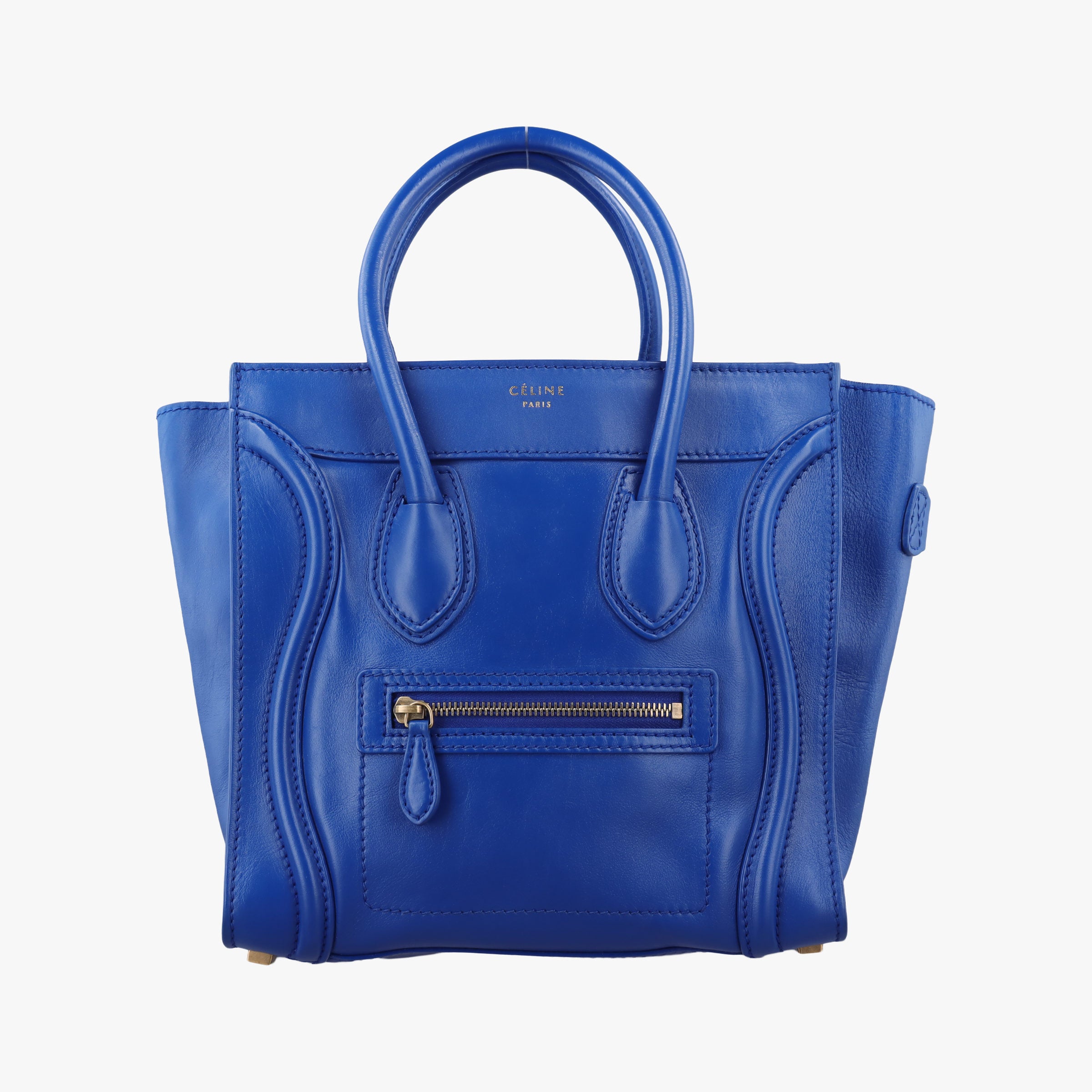 Luggage Mini Shopper Blue Leather S-NA-1023ラゲージミニショッパー ブルー レザー S-NA-1023