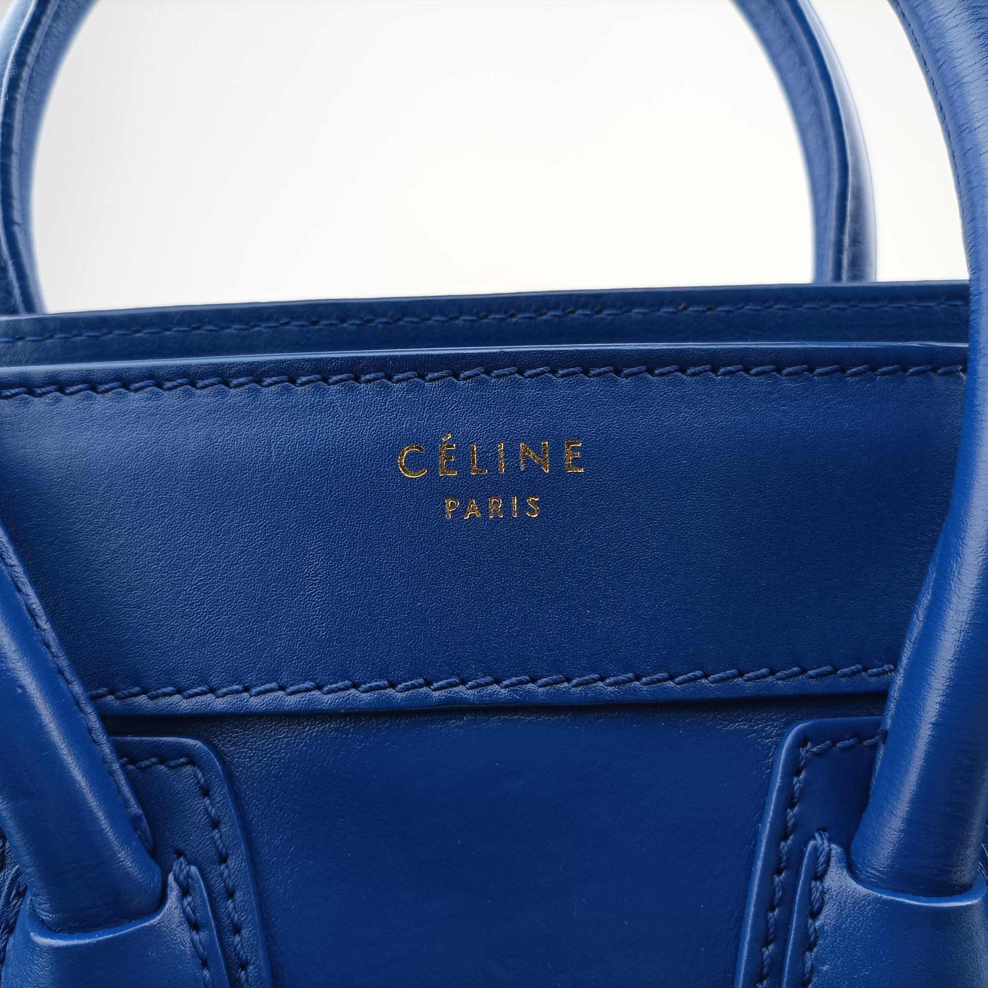 Luggage Mini Shopper Blue Leather S-NA-1023ラゲージミニショッパー ブルー レザー S-NA-1023