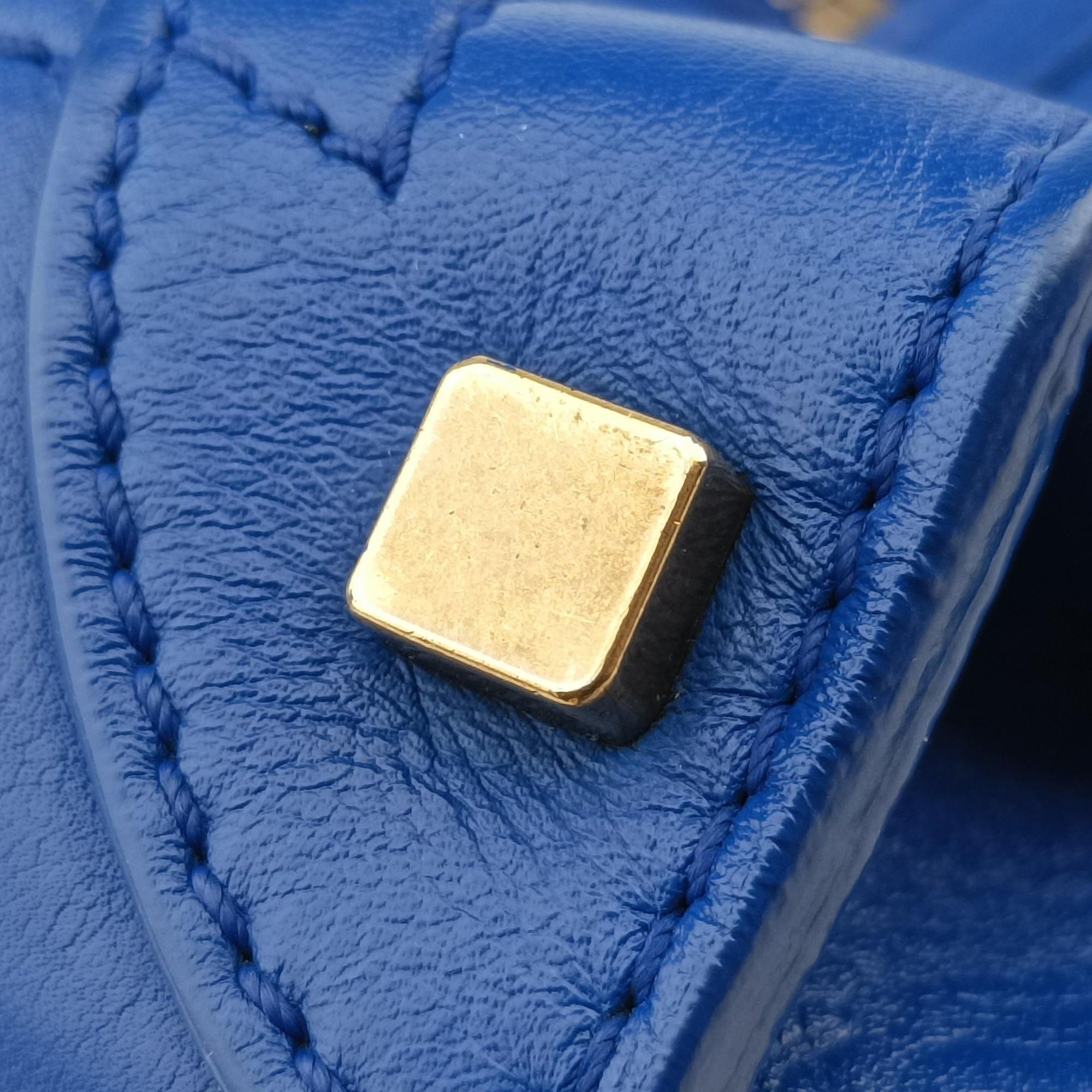 Luggage Mini Shopper Blue Leather S-NA-1023ラゲージミニショッパー ブルー レザー S-NA-1023
