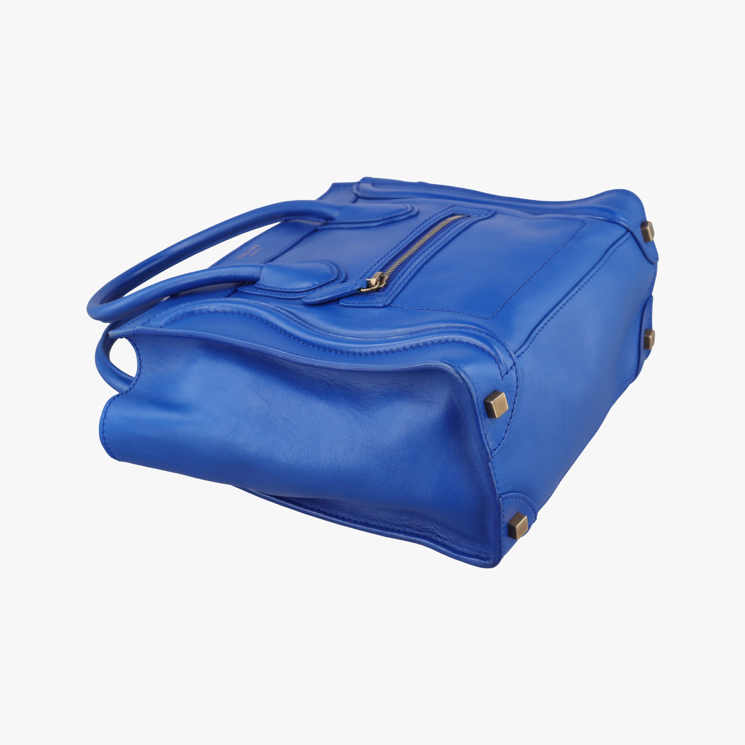 Luggage Mini Shopper Blue Leather S-NA-1023ラゲージミニショッパー ブルー レザー S-NA-1023