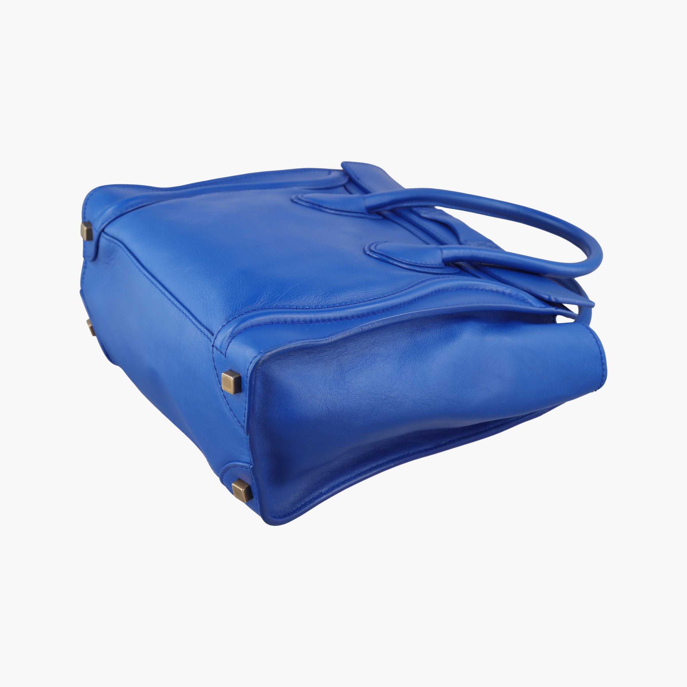 Luggage Mini Shopper Blue Leather S-NA-1023ラゲージミニショッパー ブルー レザー S-NA-1023