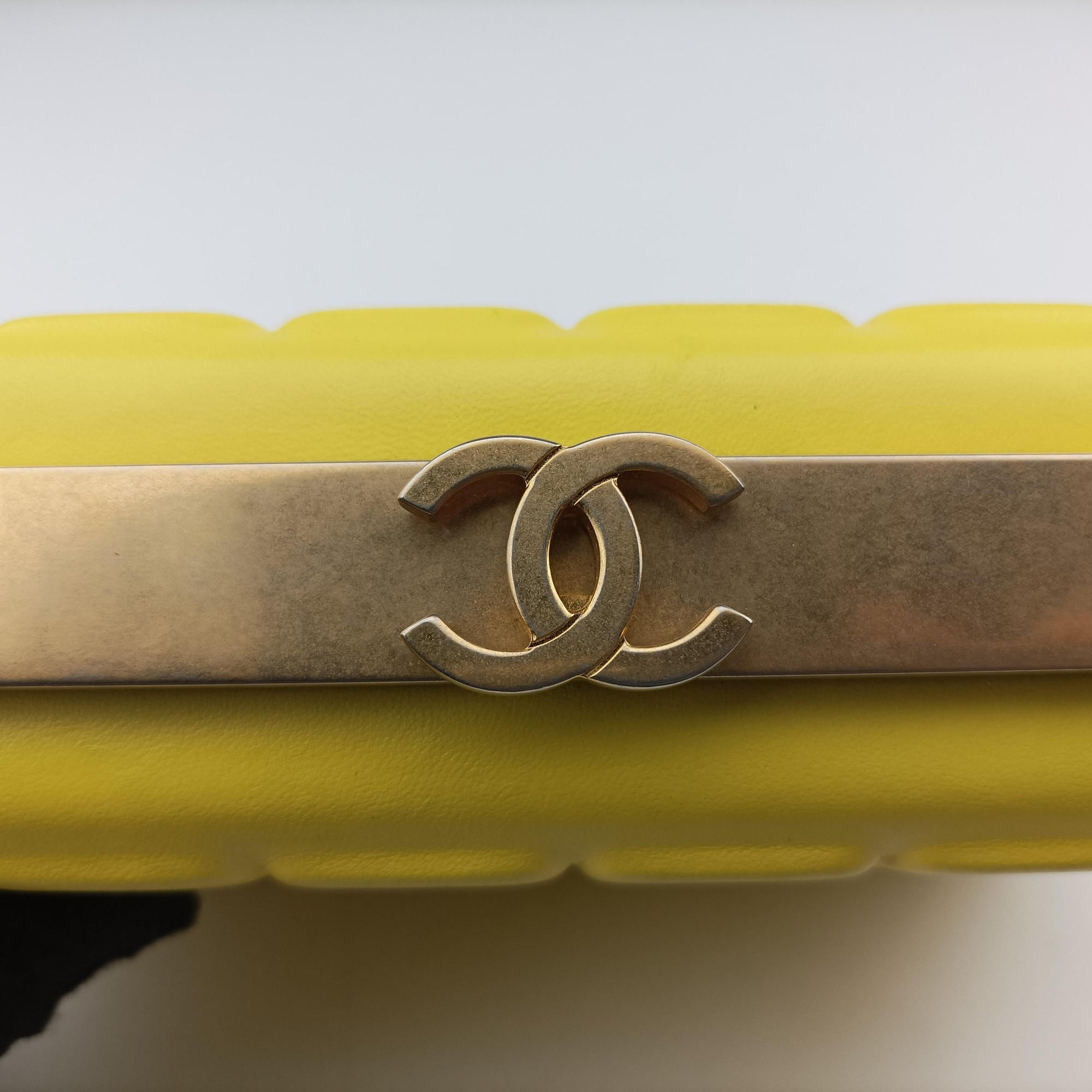 Chocolate Bar Yellow lambskin A94482 23642920チョコバー イエロー ラムスキン A94482 23642920