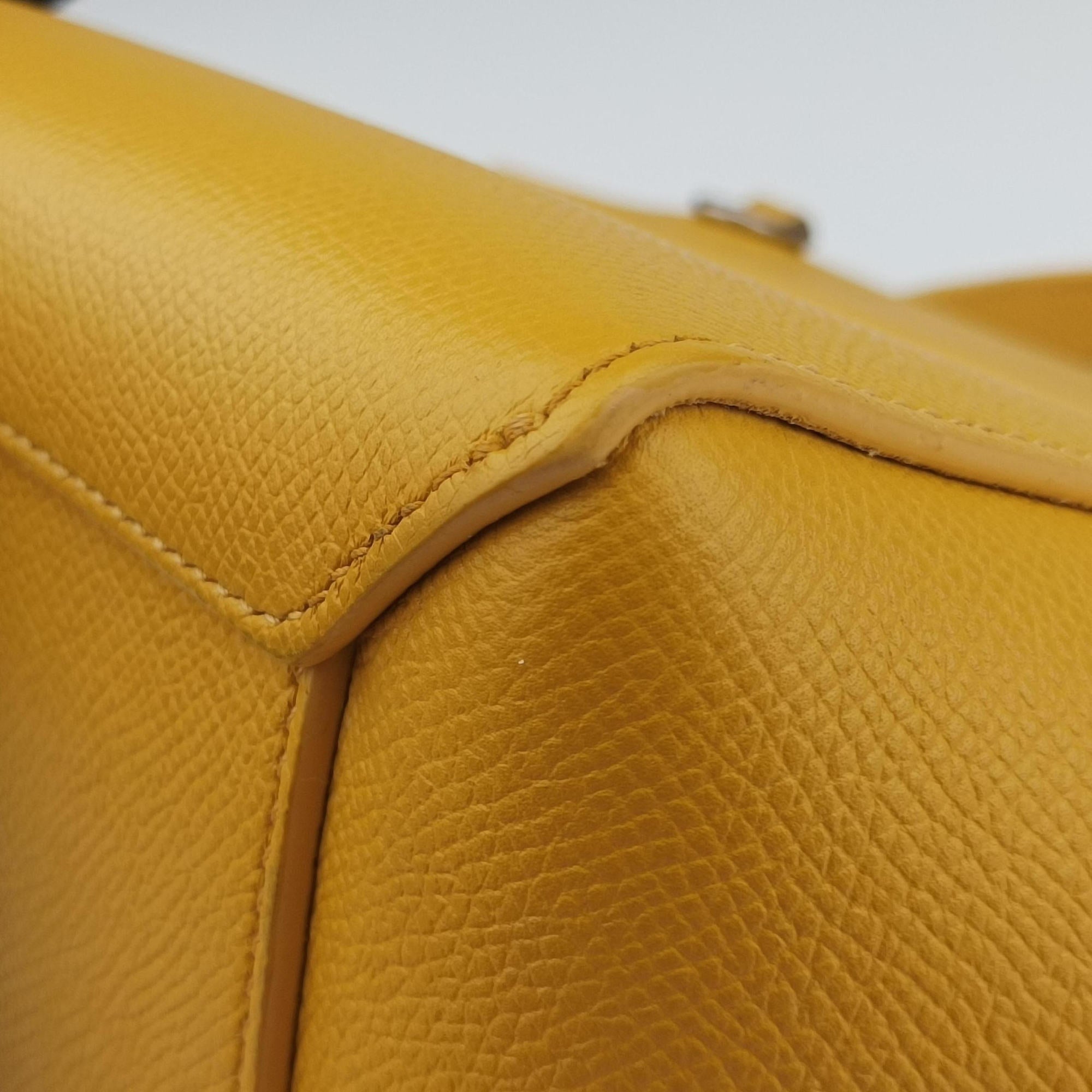 Belt NANO Yellow Leather F-GA-1178ベルトナノ イエロー レザー F-GA-1178