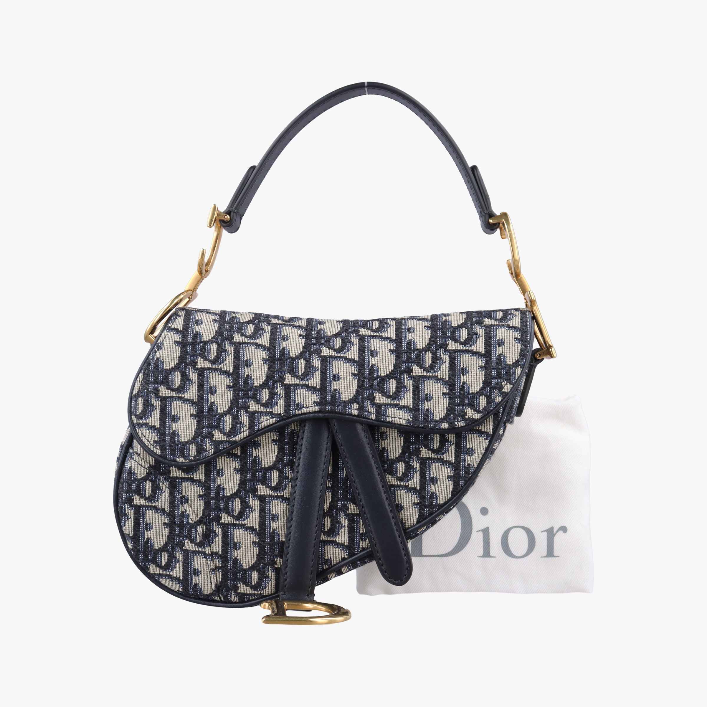 Saddle Navy×grey Jacquard 03-RU-1108サドル ネイビー×グレー ジャガード 03-RU-1108
