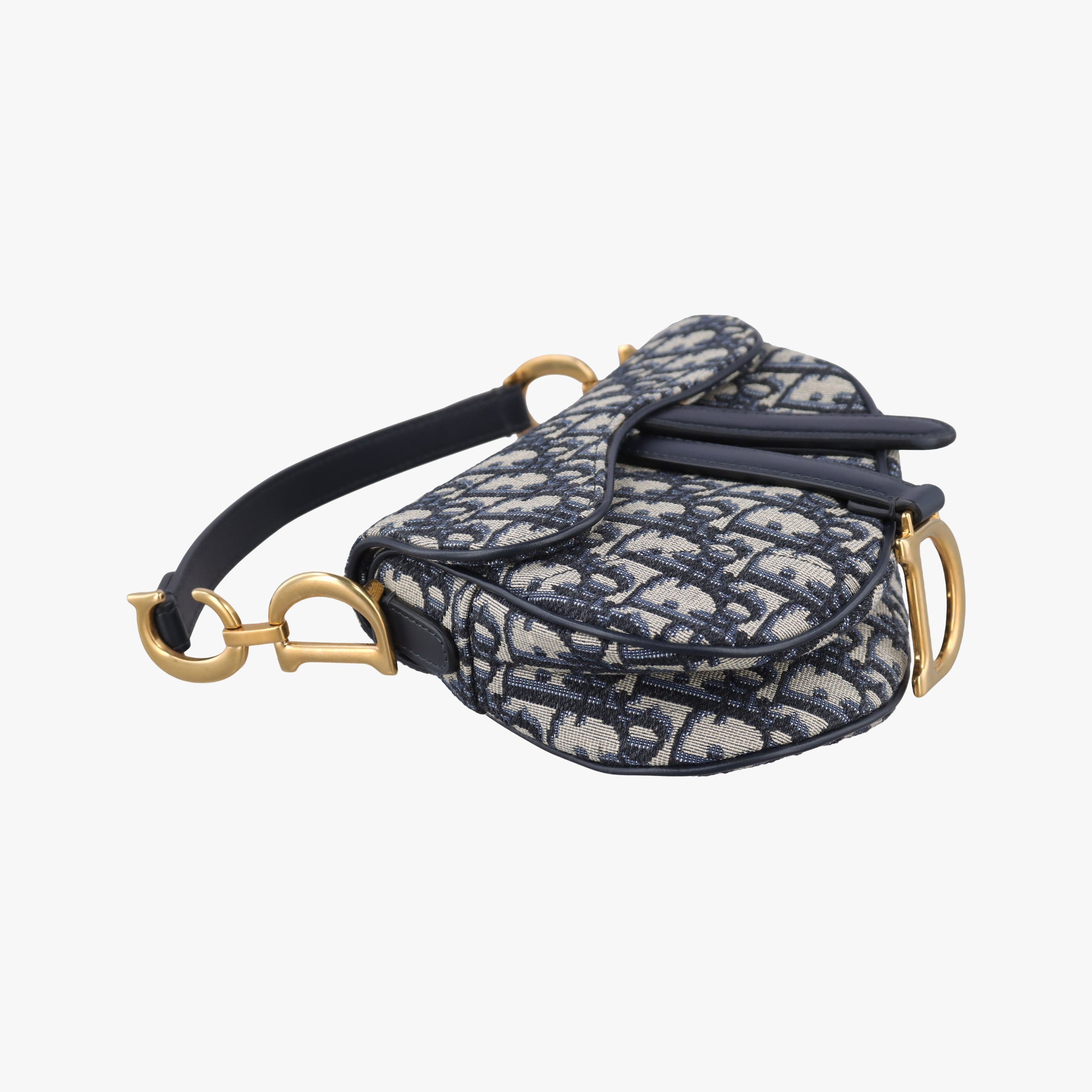 Saddle Navy×grey Jacquard 03-RU-1108サドル ネイビー×グレー ジャガード 03-RU-1108