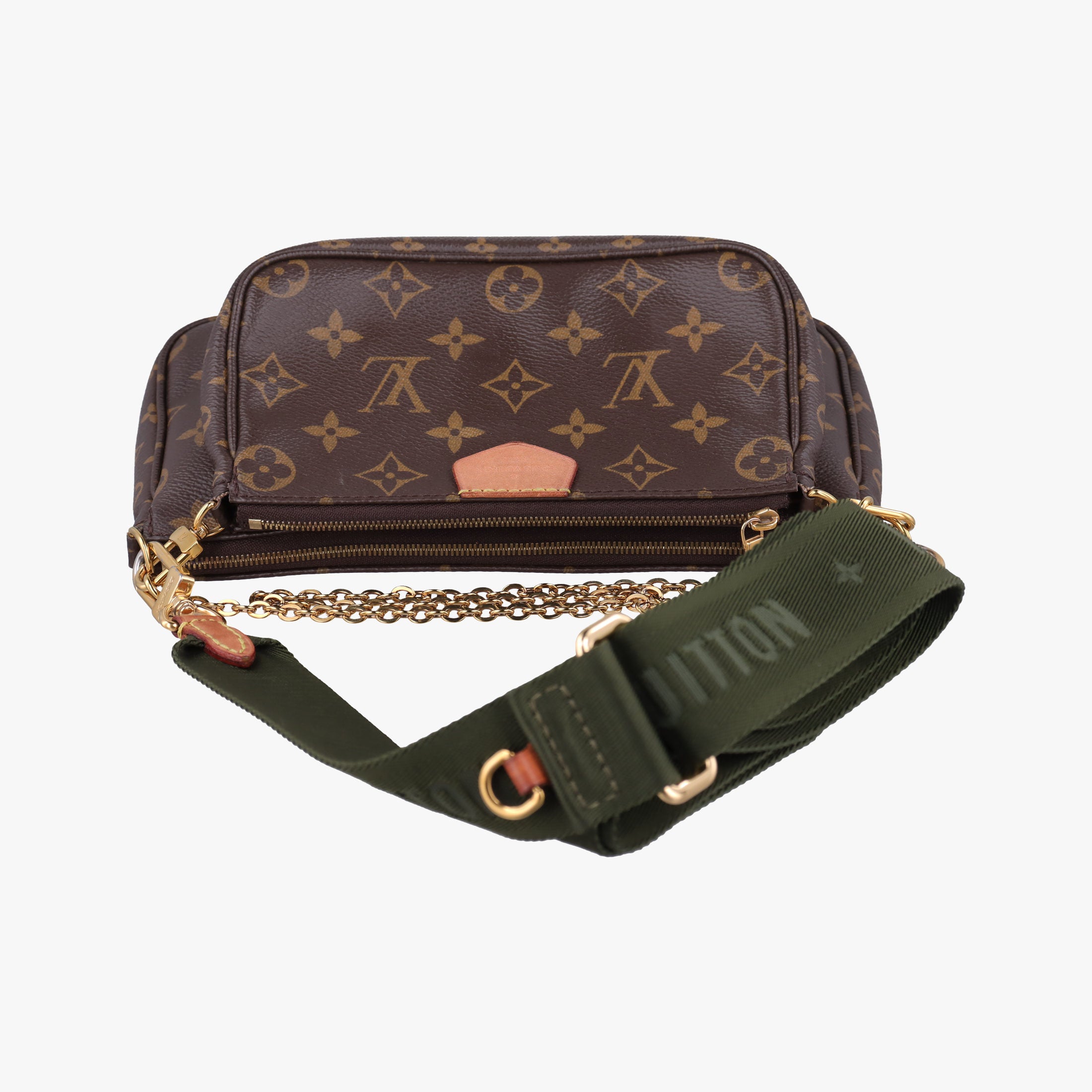 Multi Pochette Accessoir brown×khaki Monogram Canvas M44813 SP3260ミュルティ ポシェット アクセソワール モノグラム/ブラウン×カーキ モノグラムキャンバス M44813 SP3260