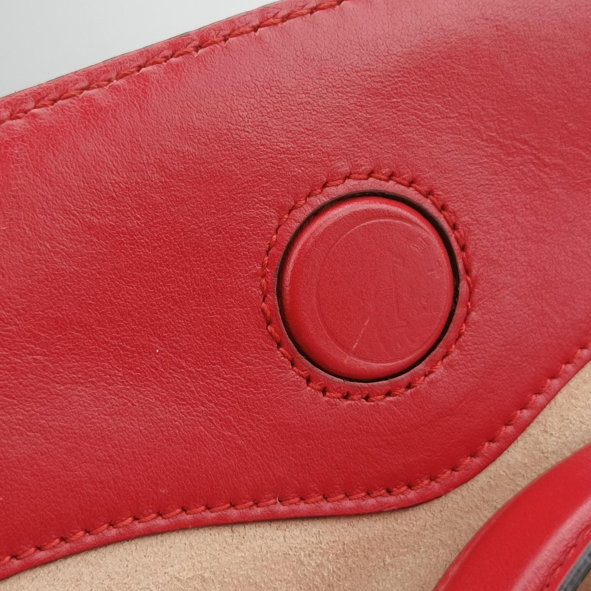 GG Marmont Red Leather 443505 E020417758GGマーモント レッド レザー 443505 E020417758