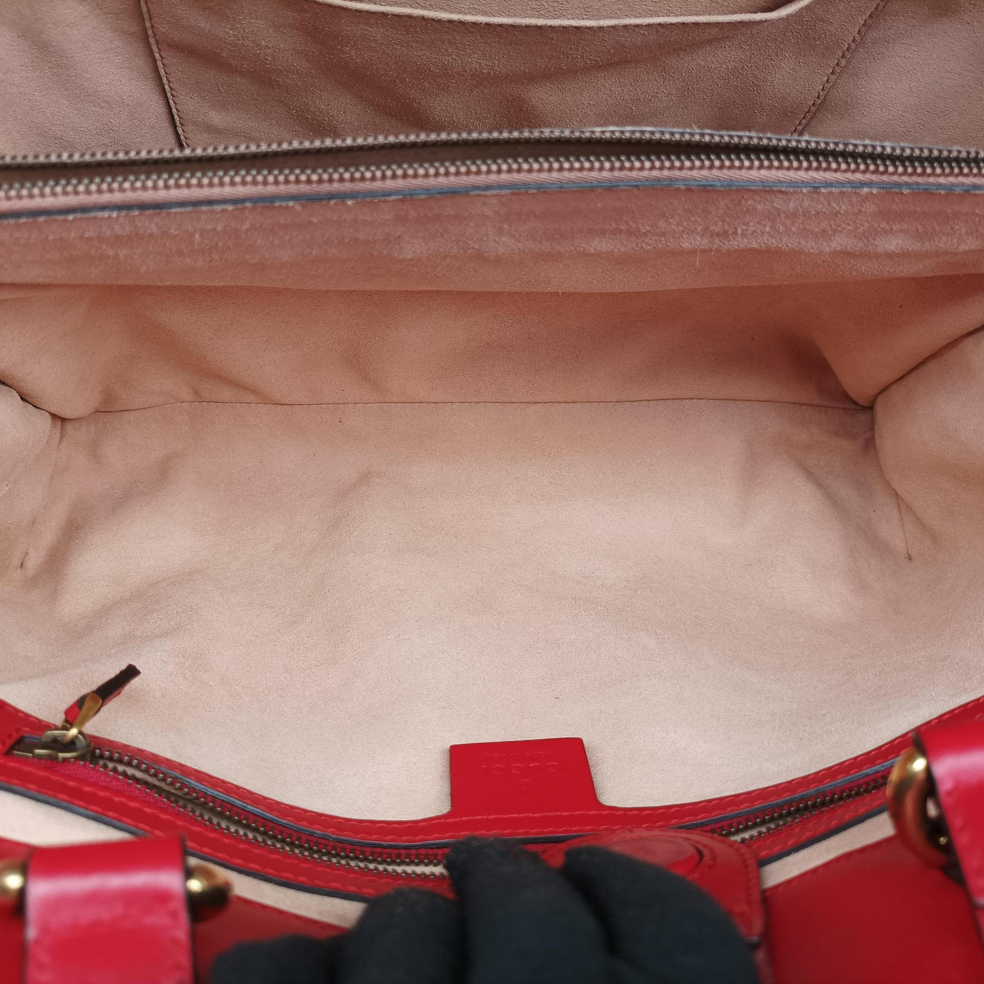 GG Marmont Red Leather 443505 E020417758GGマーモント レッド レザー 443505 E020417758