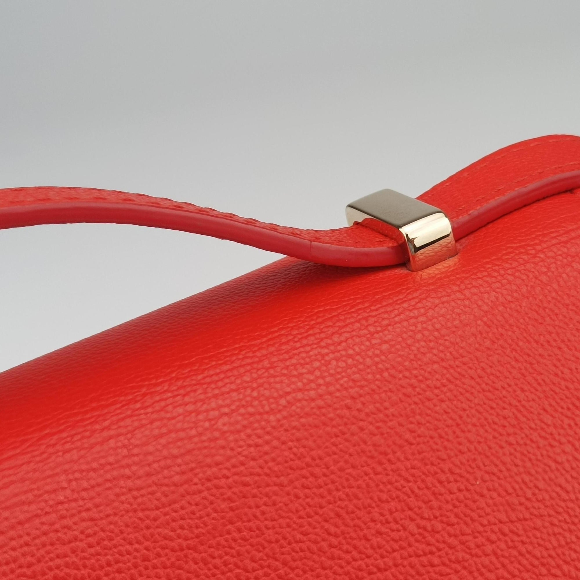 Simplissime City PM Orange red leather KO4FシンプリシメシティPM オレンジ レッド レザー KO4F
