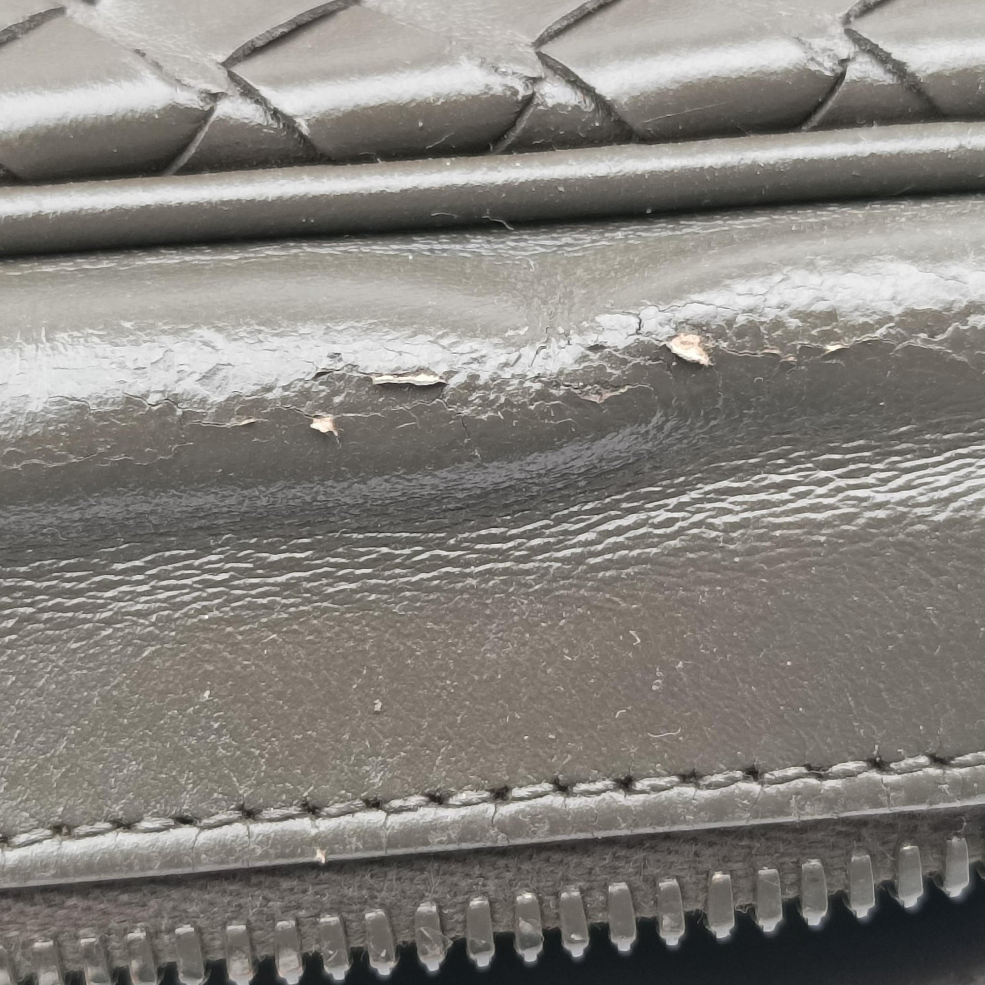 Intrecciato Grey lambskin B01272255Sイントレチャート グレー系 ラムスキン B01272255S