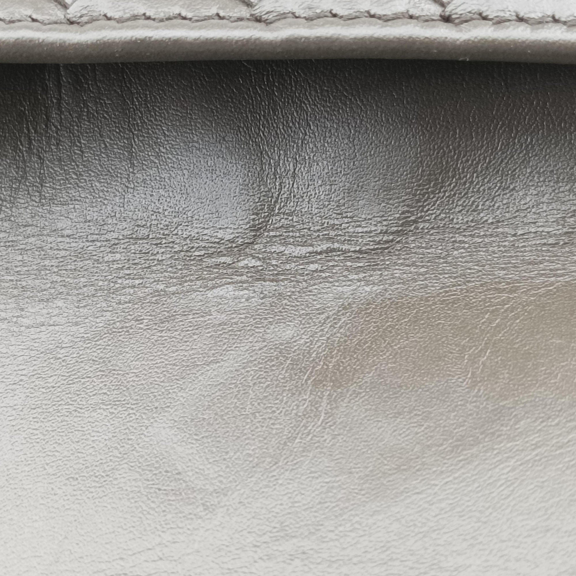 Intrecciato Grey lambskin B01272255Sイントレチャート グレー系 ラムスキン B01272255S