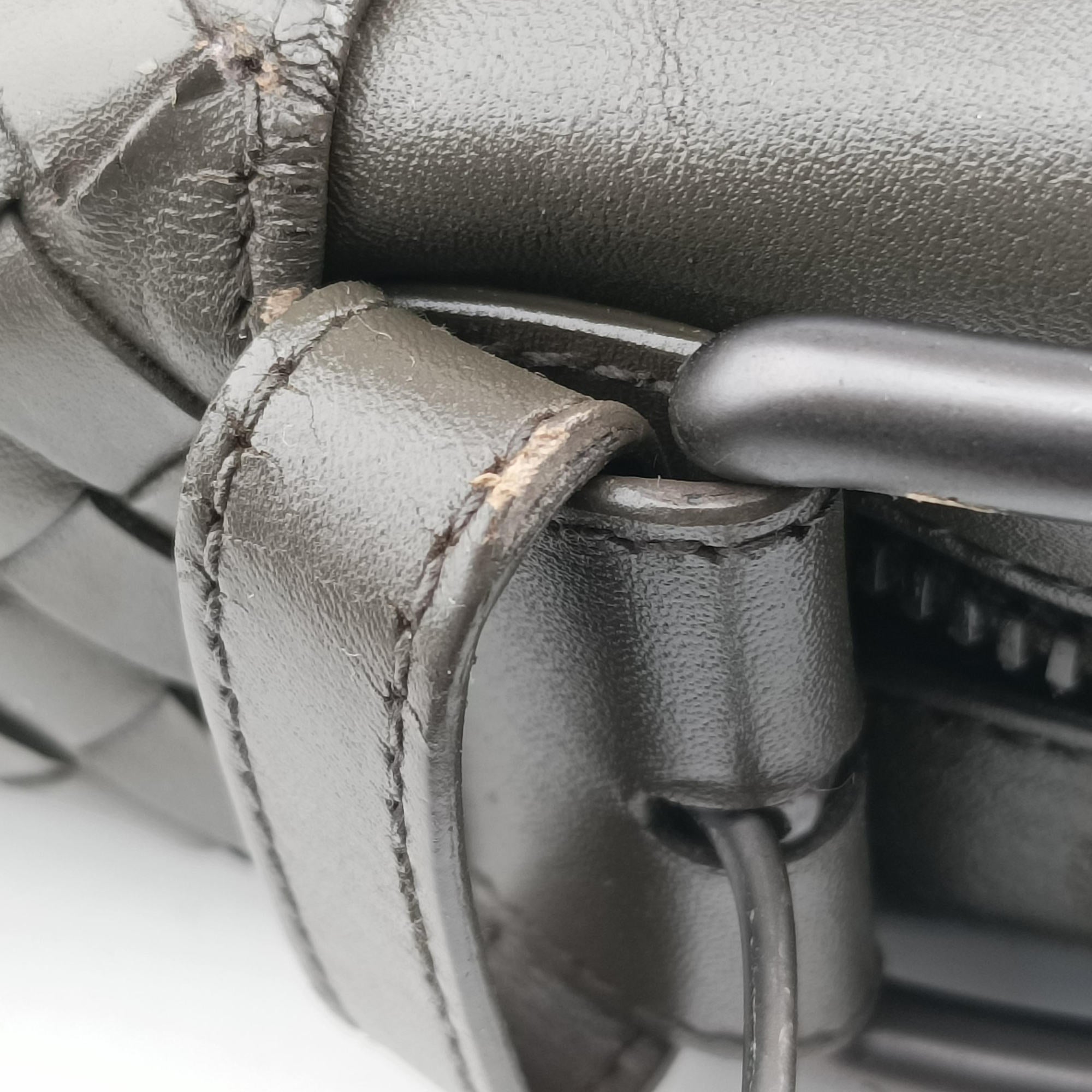 Intrecciato Grey lambskin B01272255Sイントレチャート グレー系 ラムスキン B01272255S