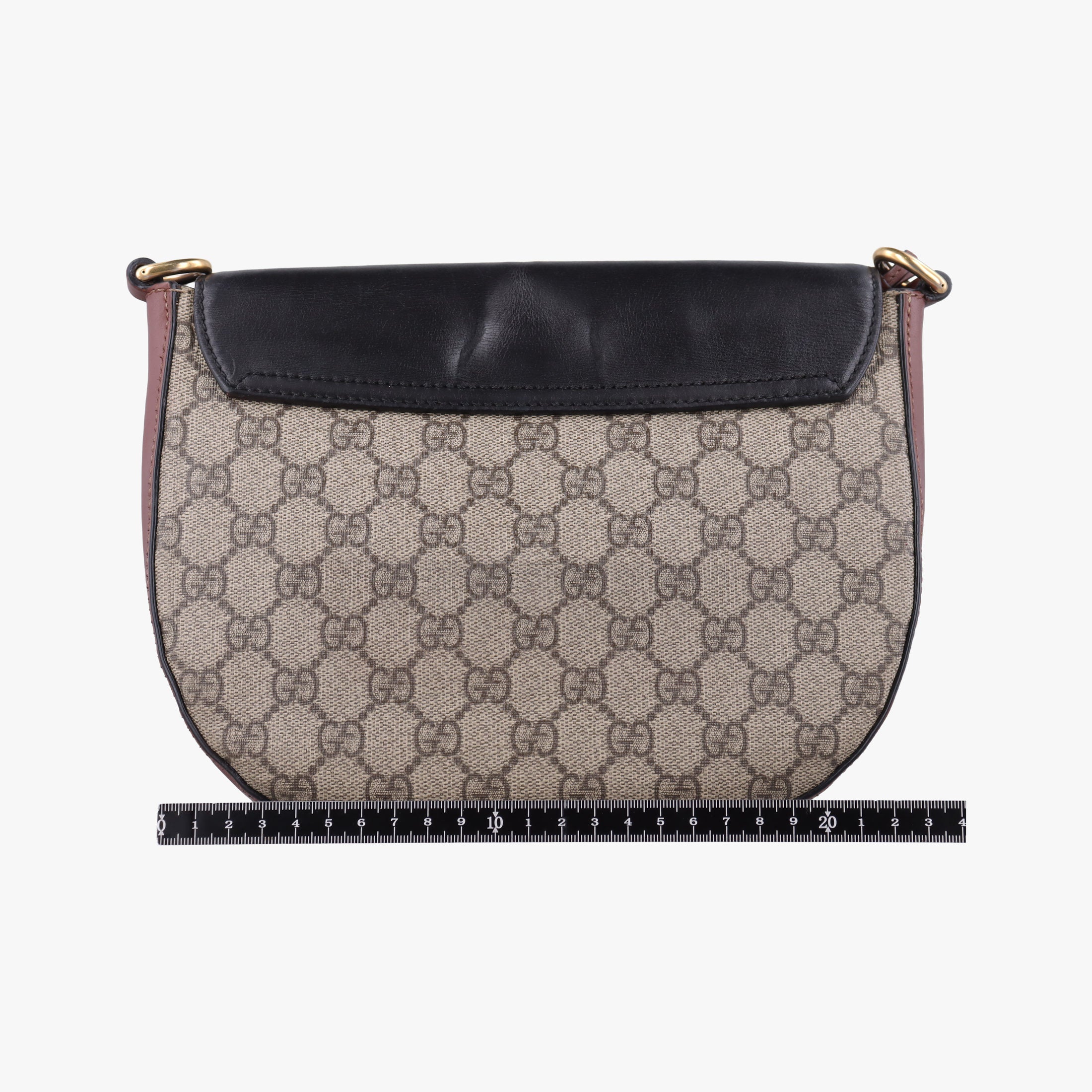 Padlock Guccissima Beige×Black PVC coated canvas×Leather 453189 C021083786グッチッシマ パドロック ベージュ×ブラック PVCコーティングキャンバス×レザー 453189 C021083786