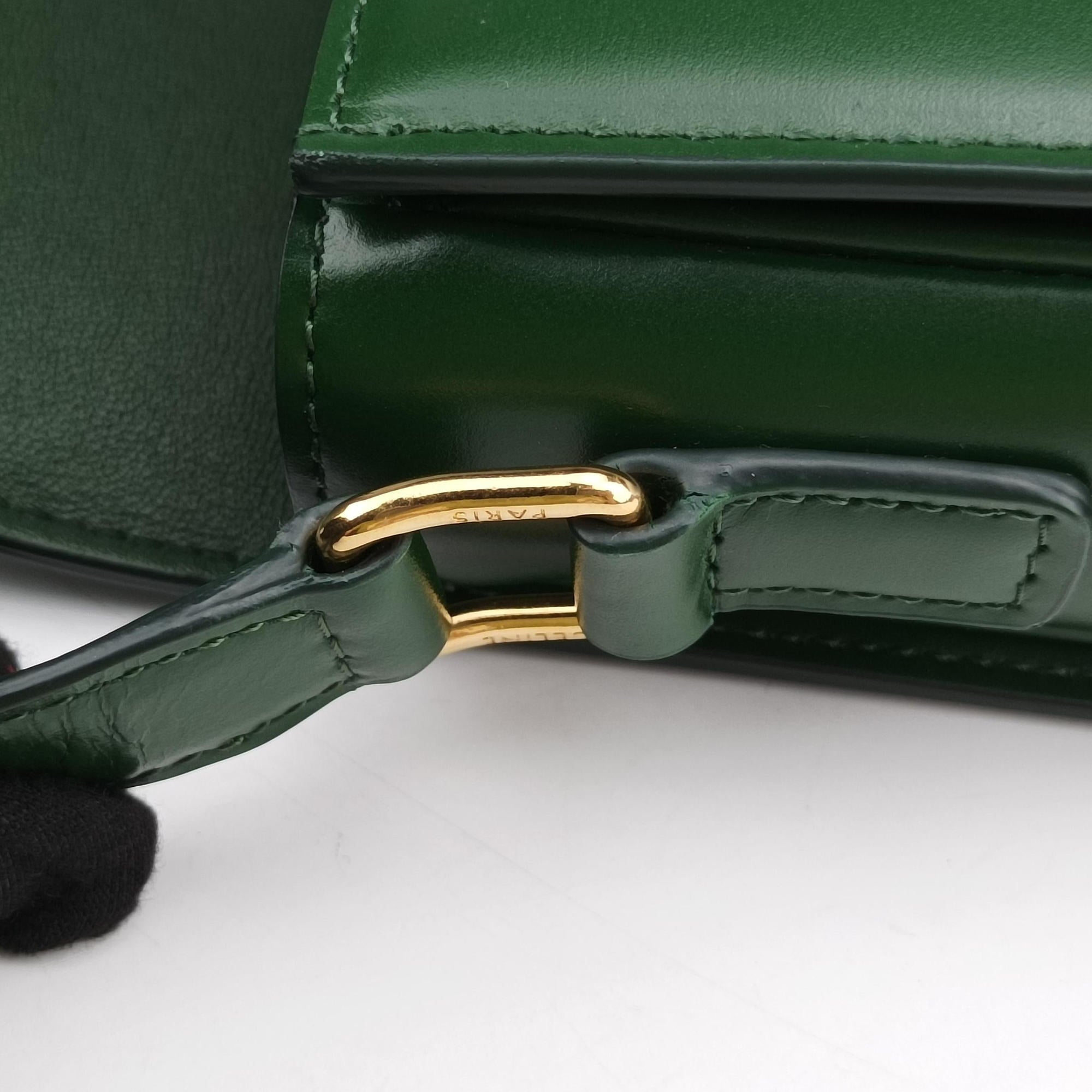 Triomphe Green Leather F-PB-2199トリオンフ ミディアム グリーン レザー F-PB-2199